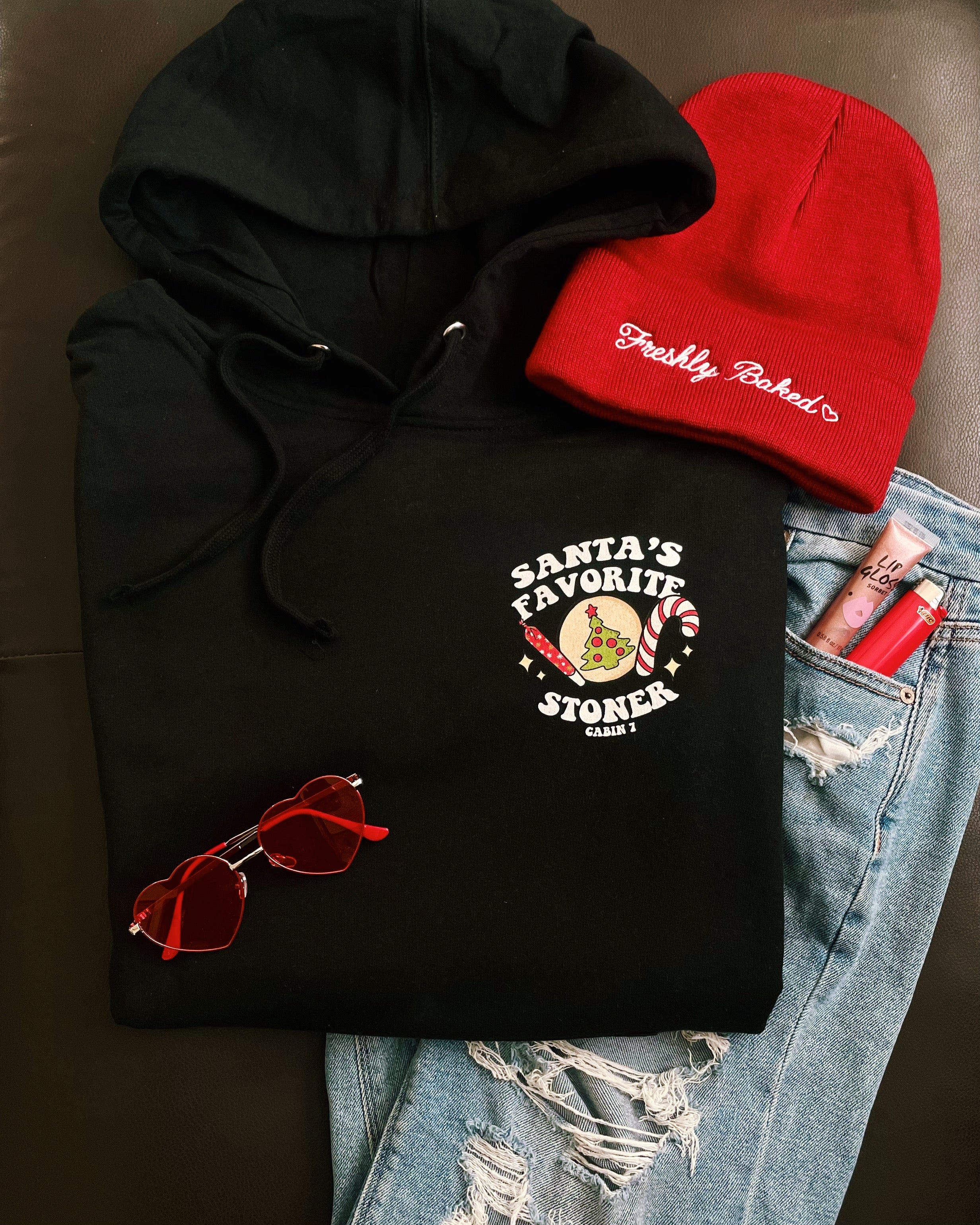 Santa's Favorite Stoner Hoodie