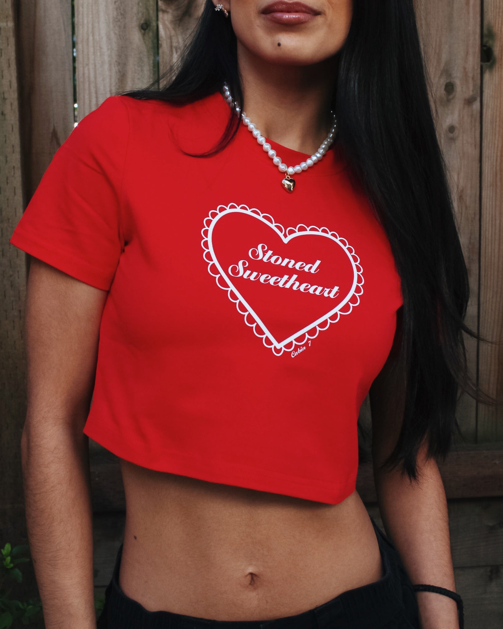 Stoned Sweetheart Baby Tee