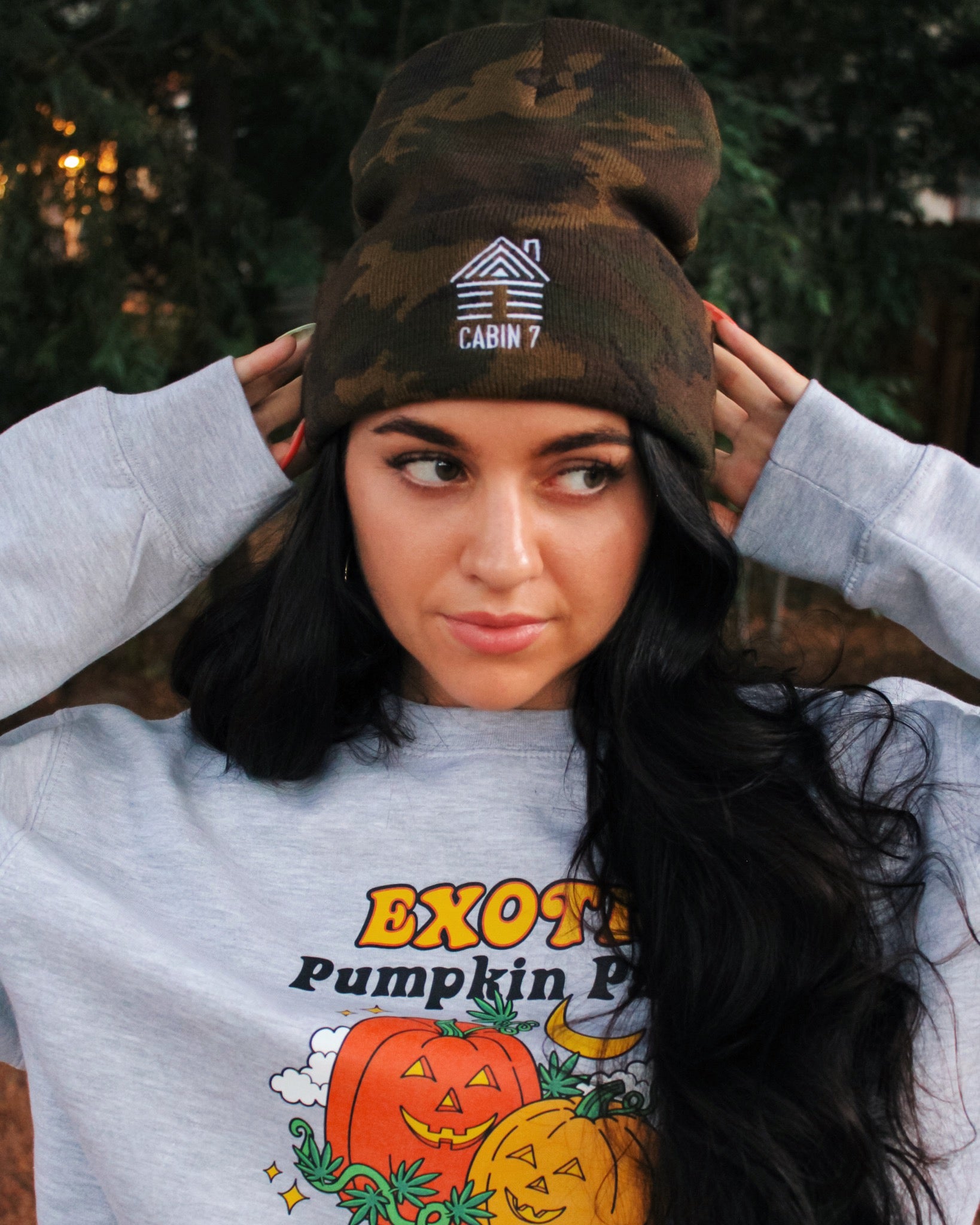 Cabin Logo Beanie - Camo