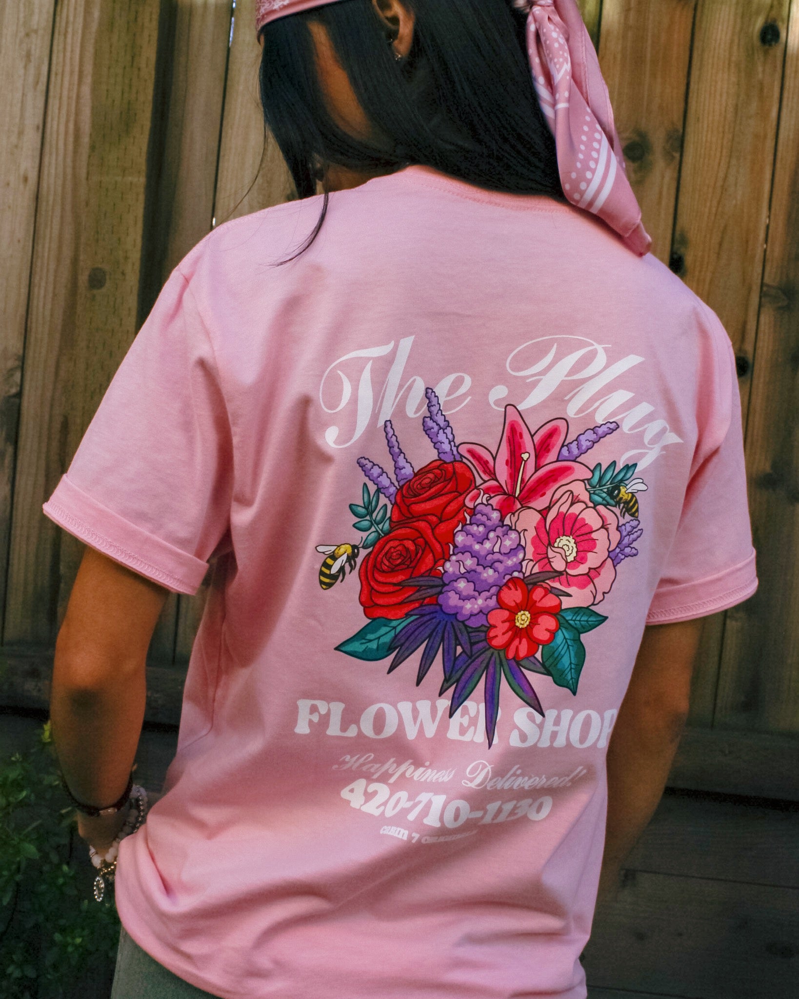 Flower Shop T-Shirt - "Cotton Candy"