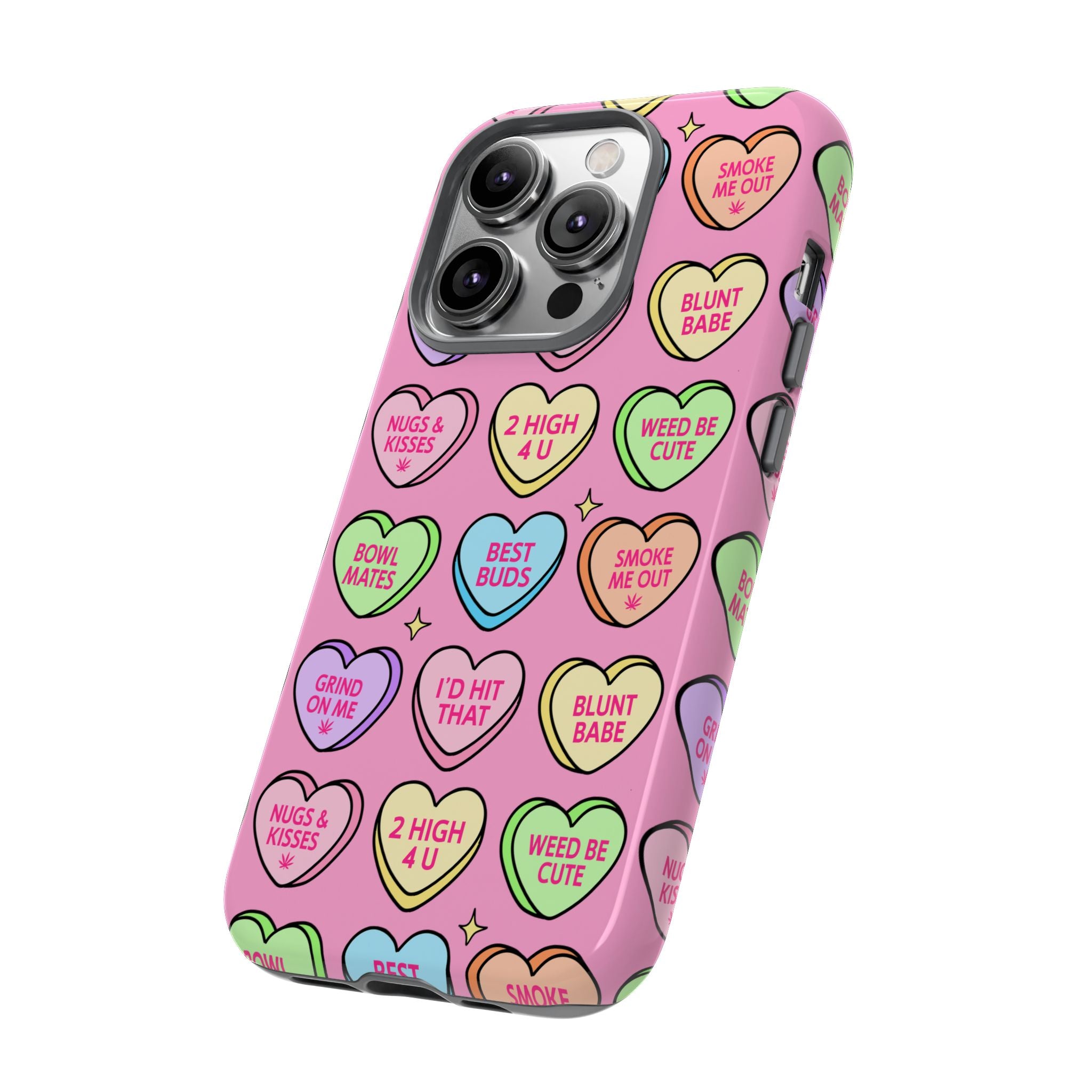 Candy Hearts Phone Case