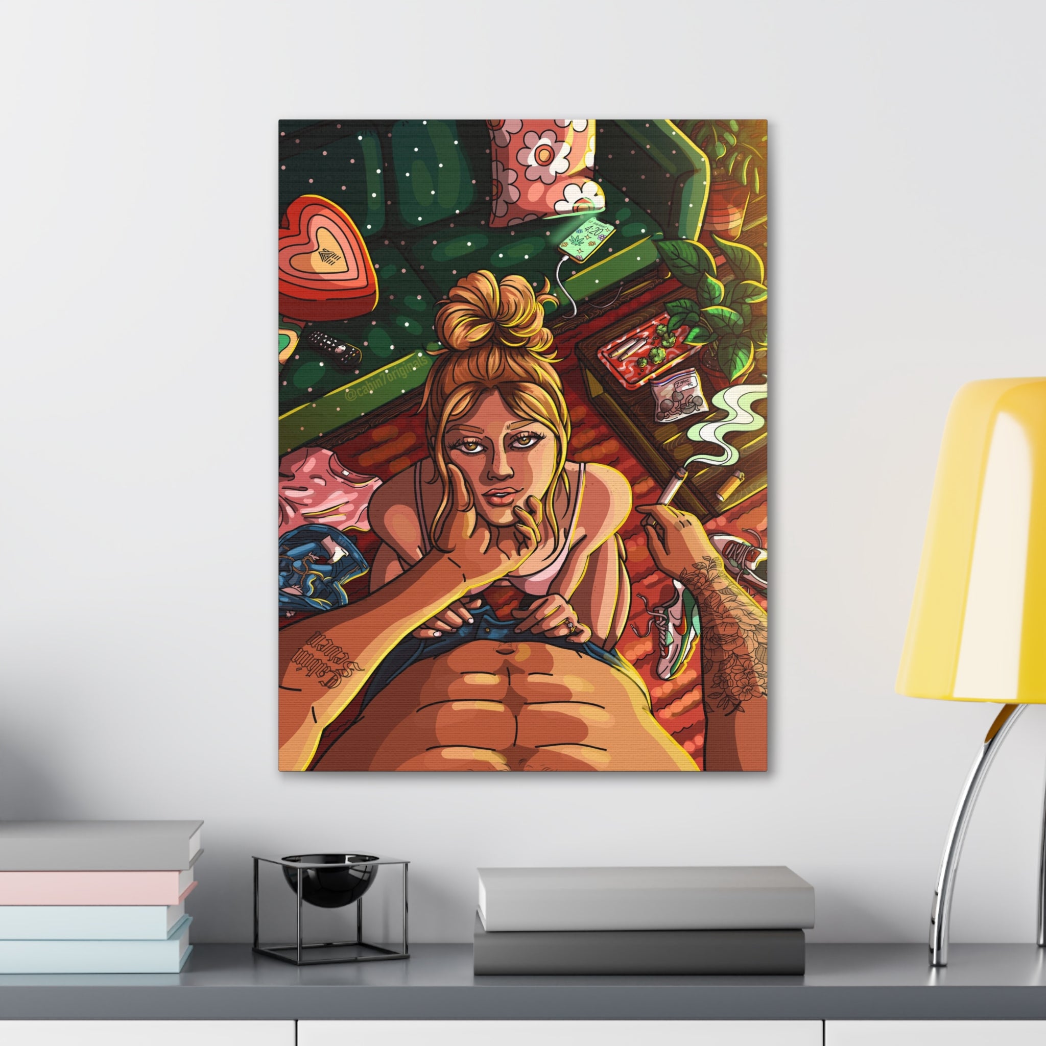 "The Munchies" Canvas Print