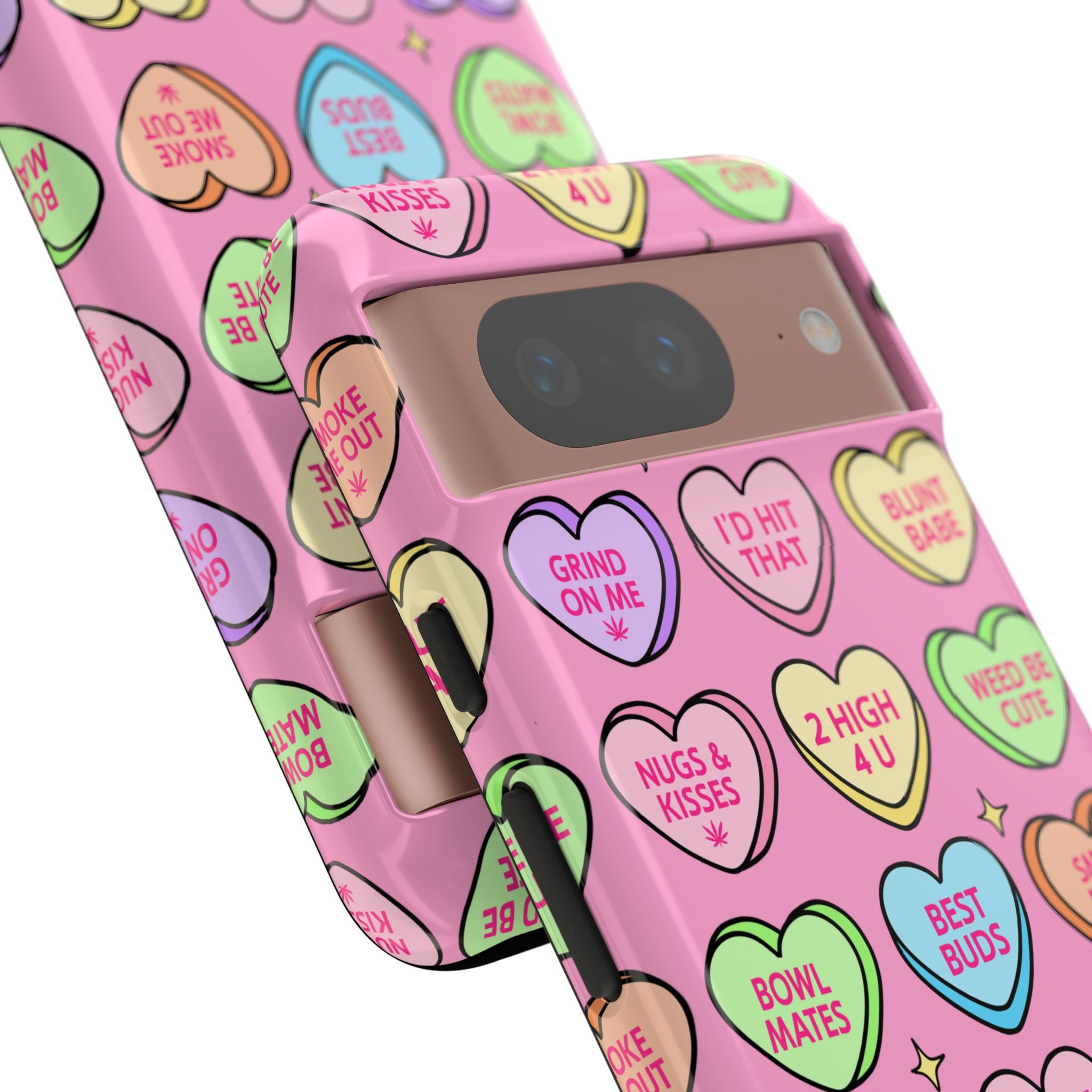 Candy Hearts Phone Case