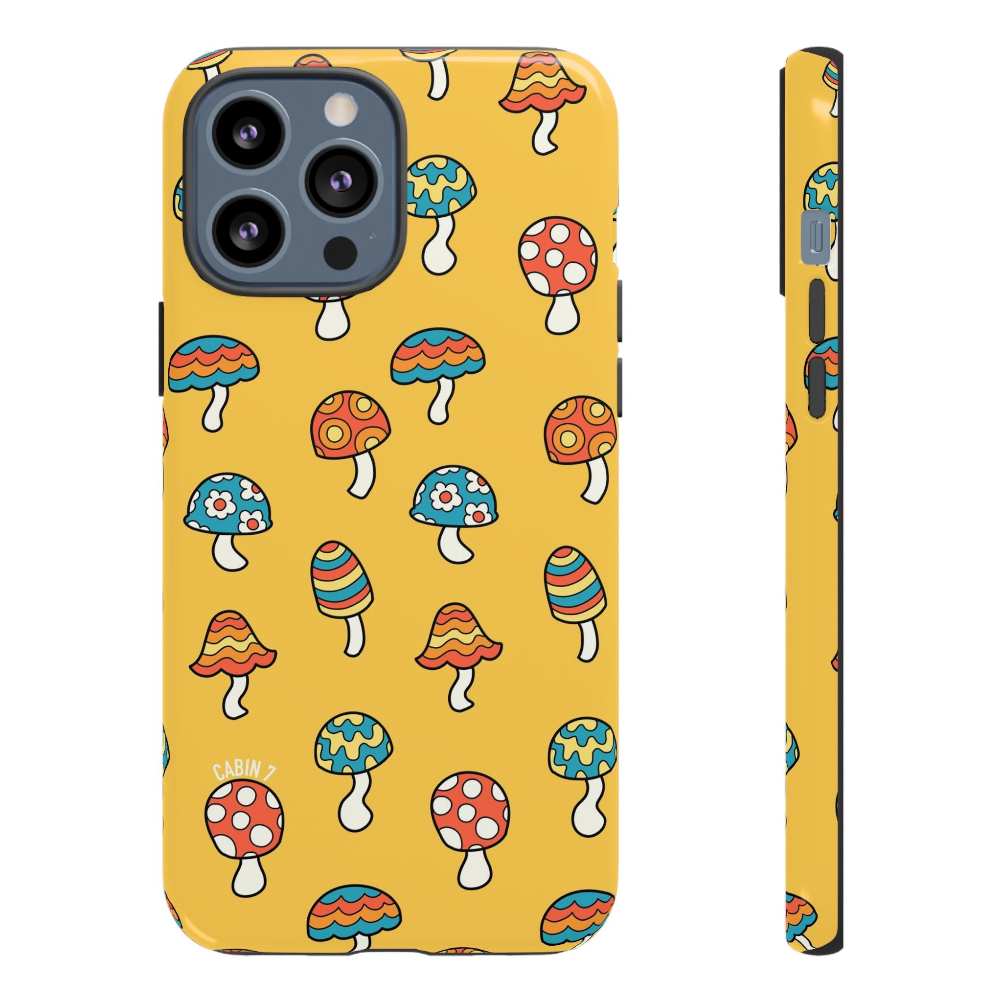 Golden Shrooms Phone Case