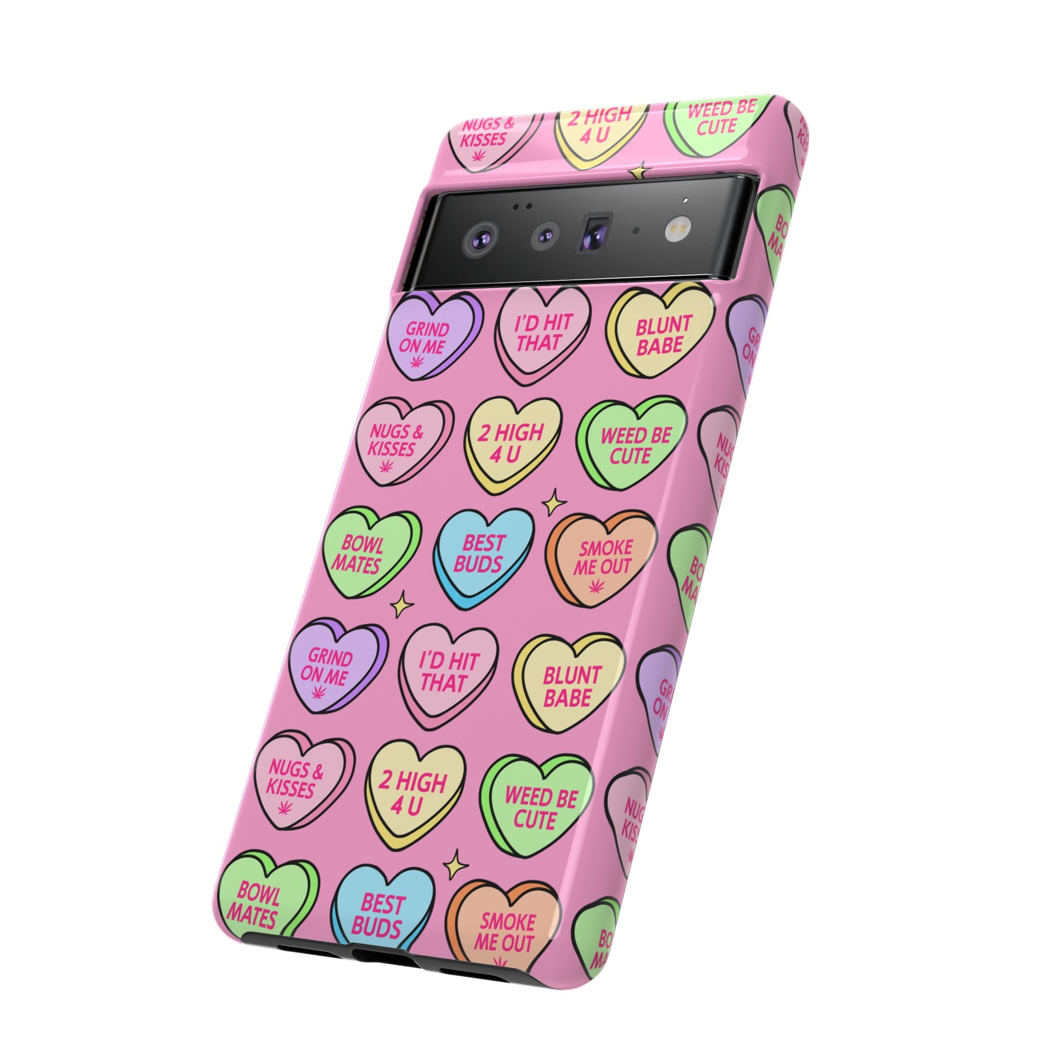 Candy Hearts Phone Case