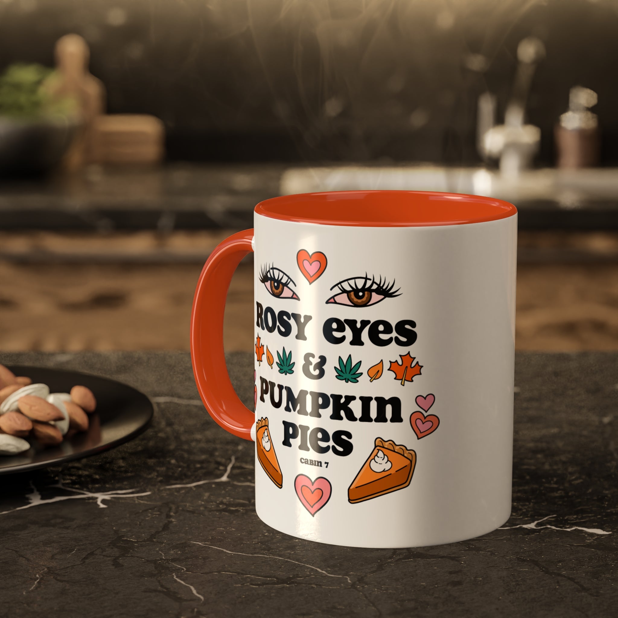 Rosy Eyes & Pumpkin Pies Mug