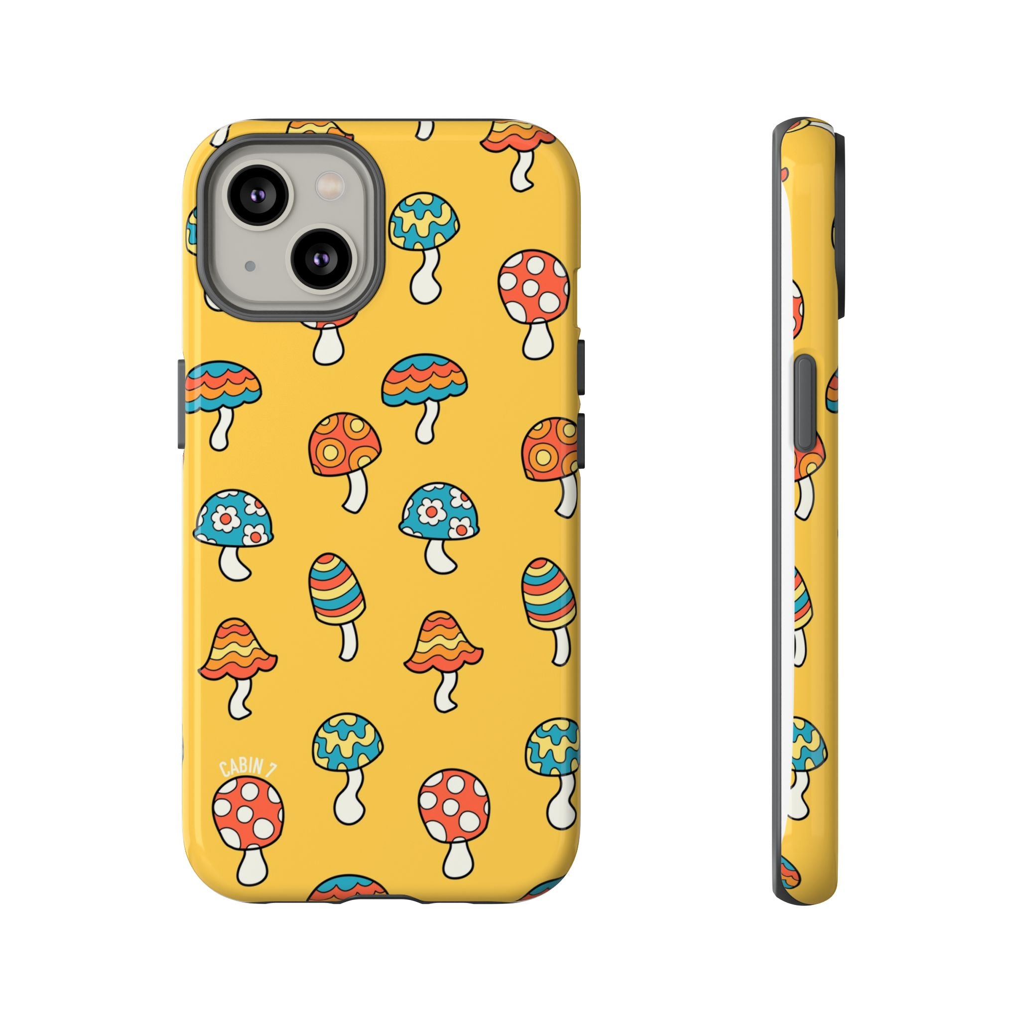 Golden Shrooms Phone Case