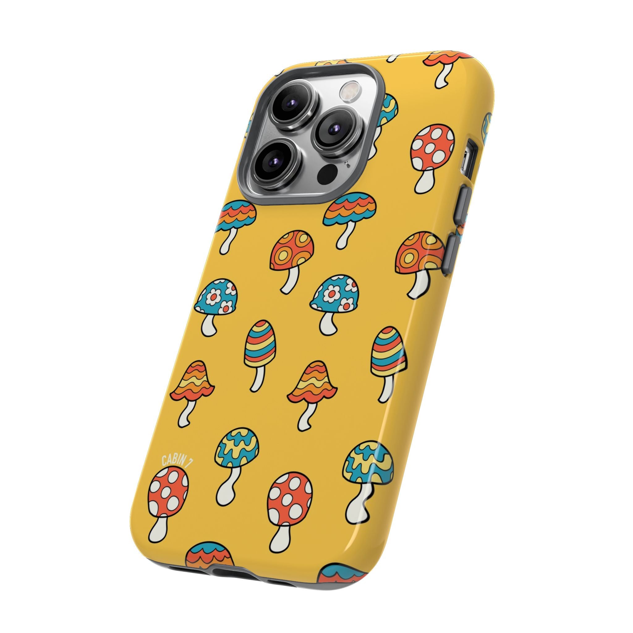 Golden Shrooms Phone Case