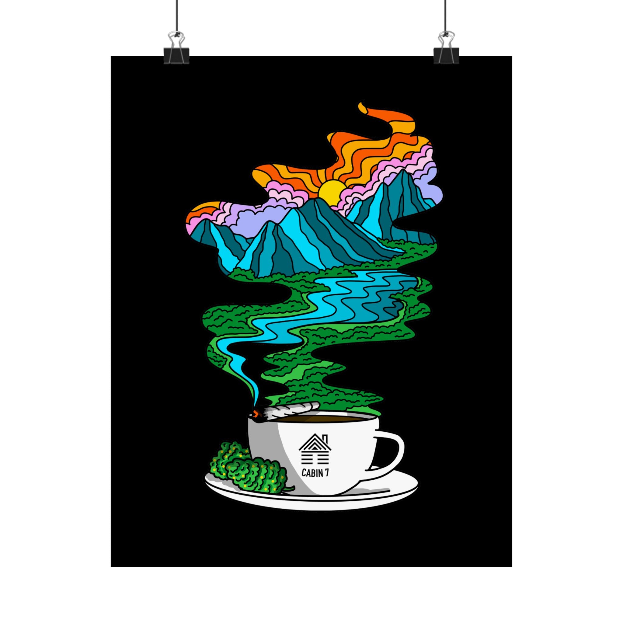 Mugs & Nugs" Poster Print