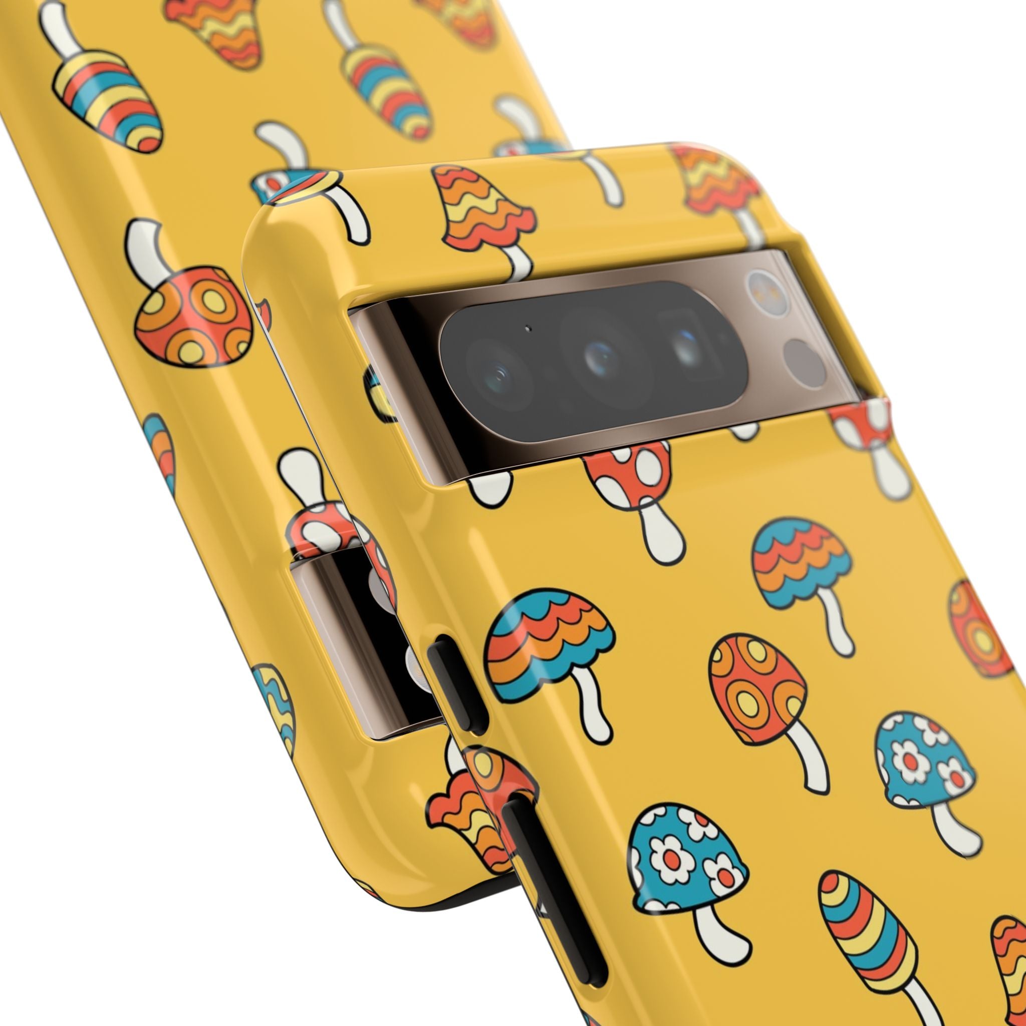 Golden Shrooms Phone Case