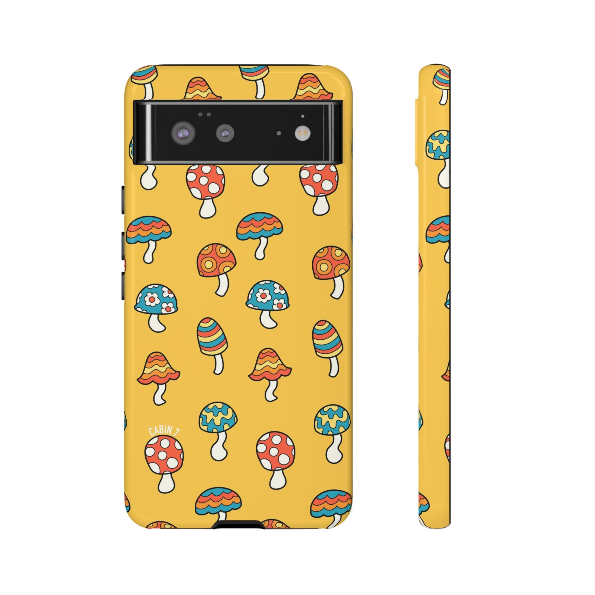 Golden Shrooms Phone Case