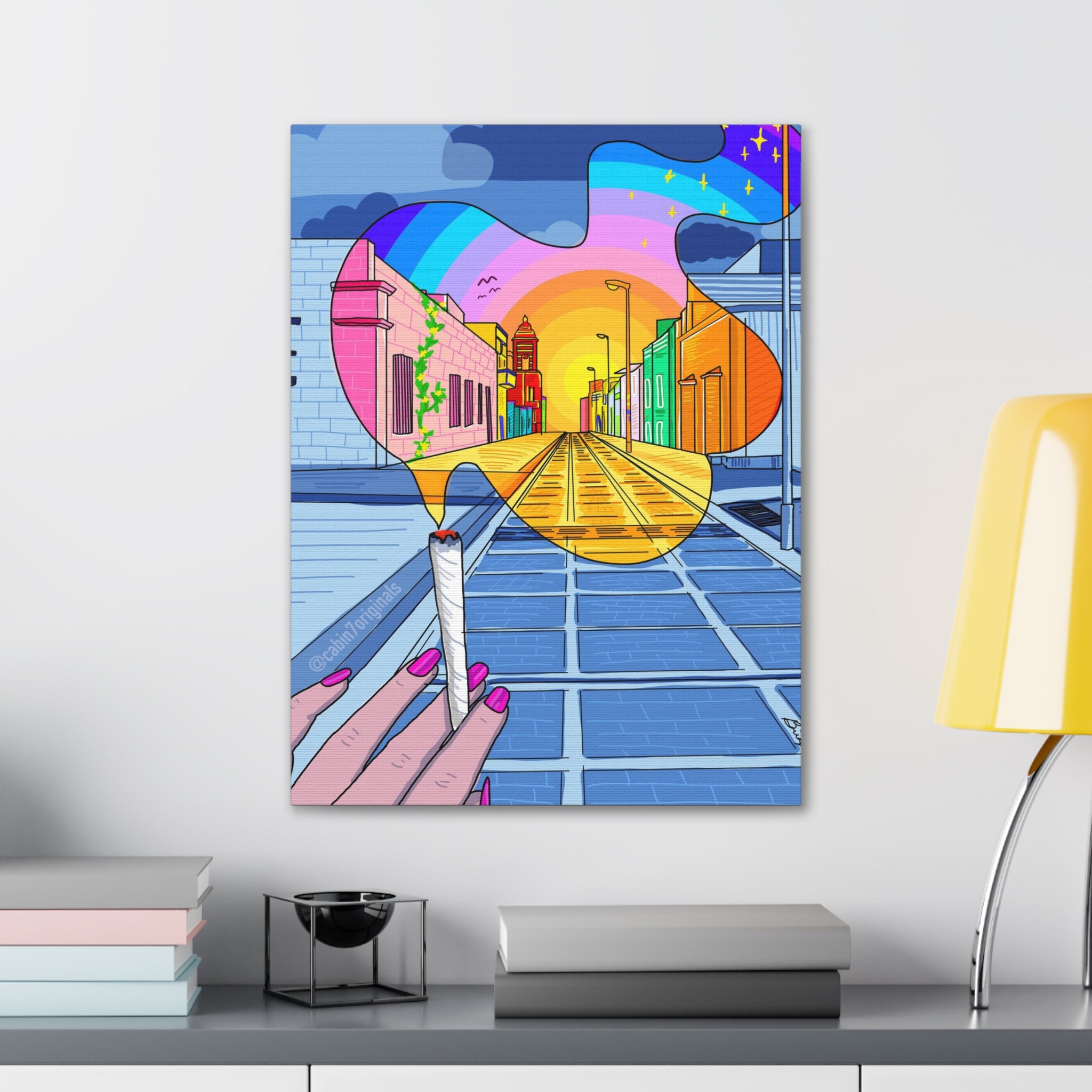 "Medicated Perspective OG" Canvas Print