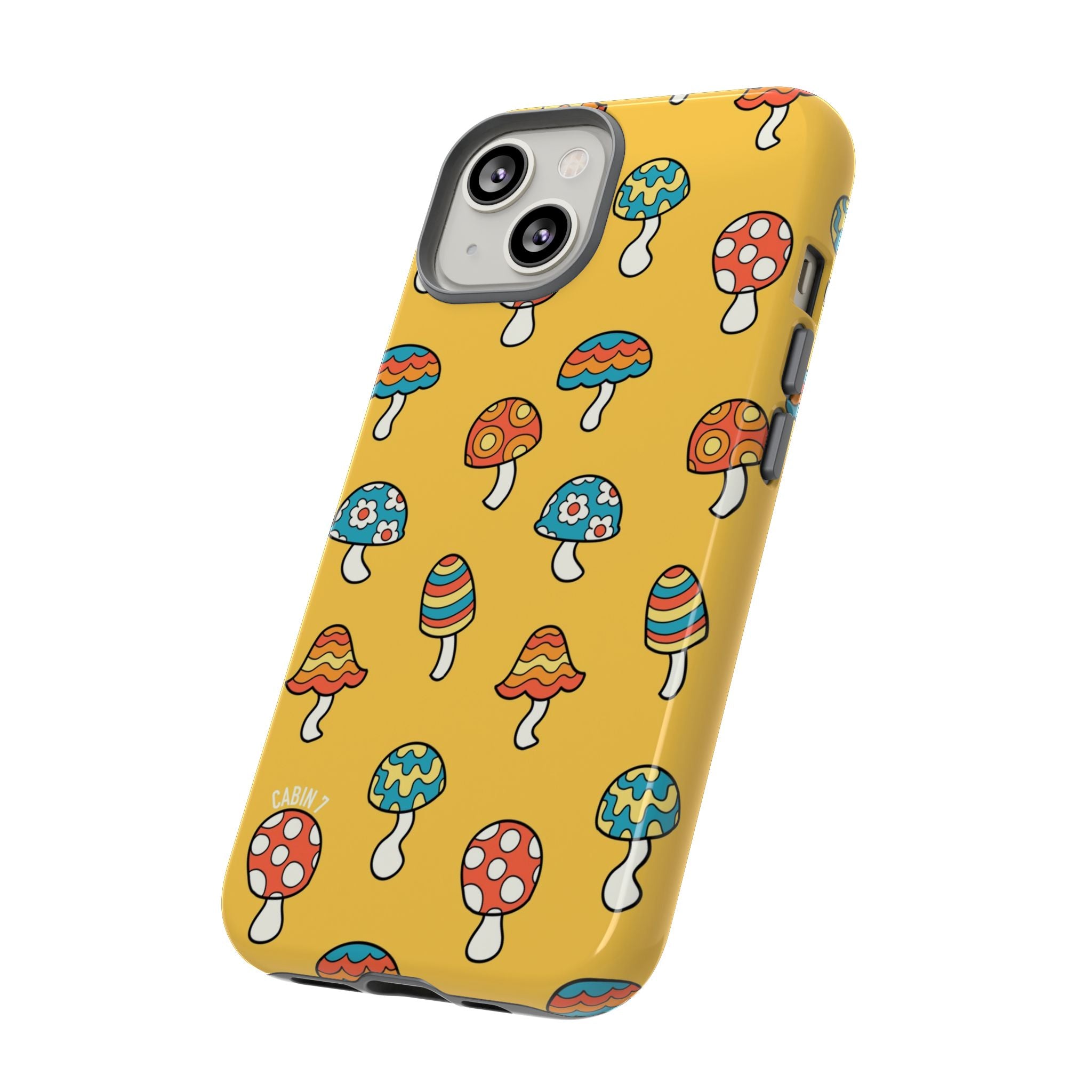 Golden Shrooms Phone Case