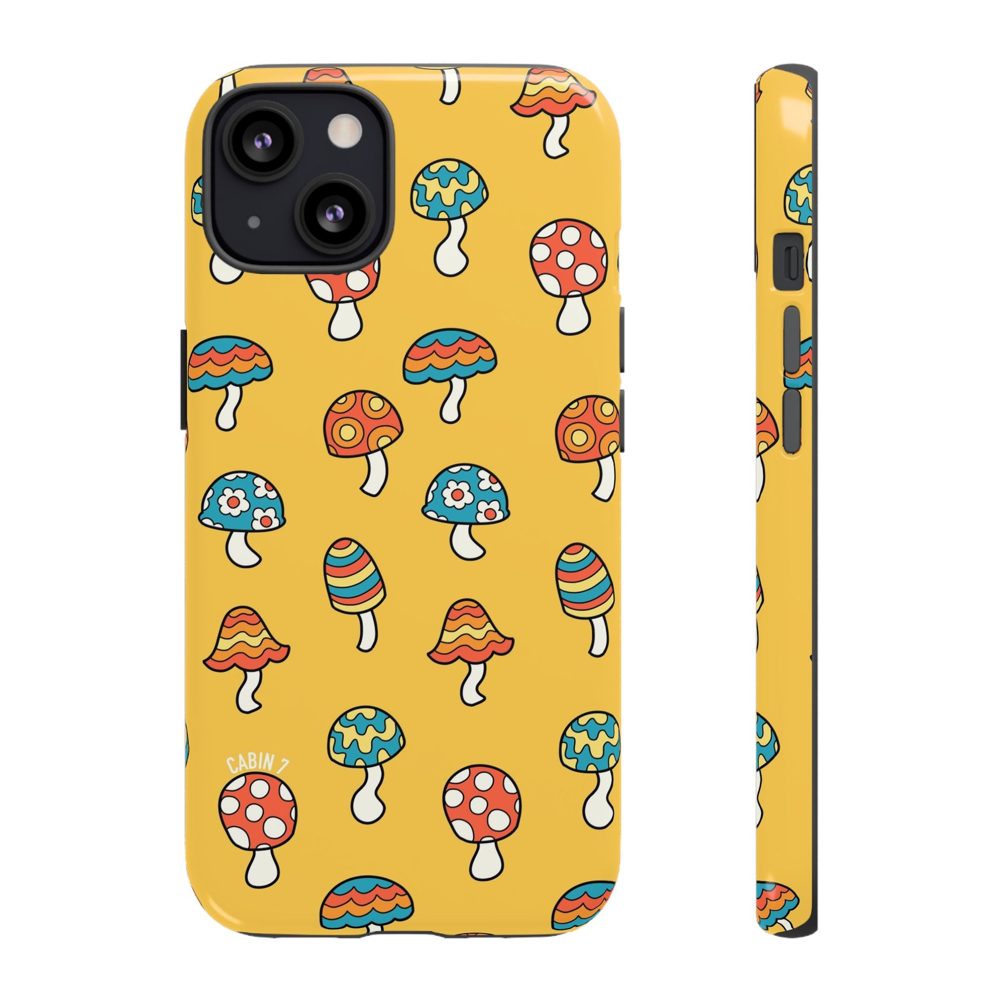 Golden Shrooms Phone Case