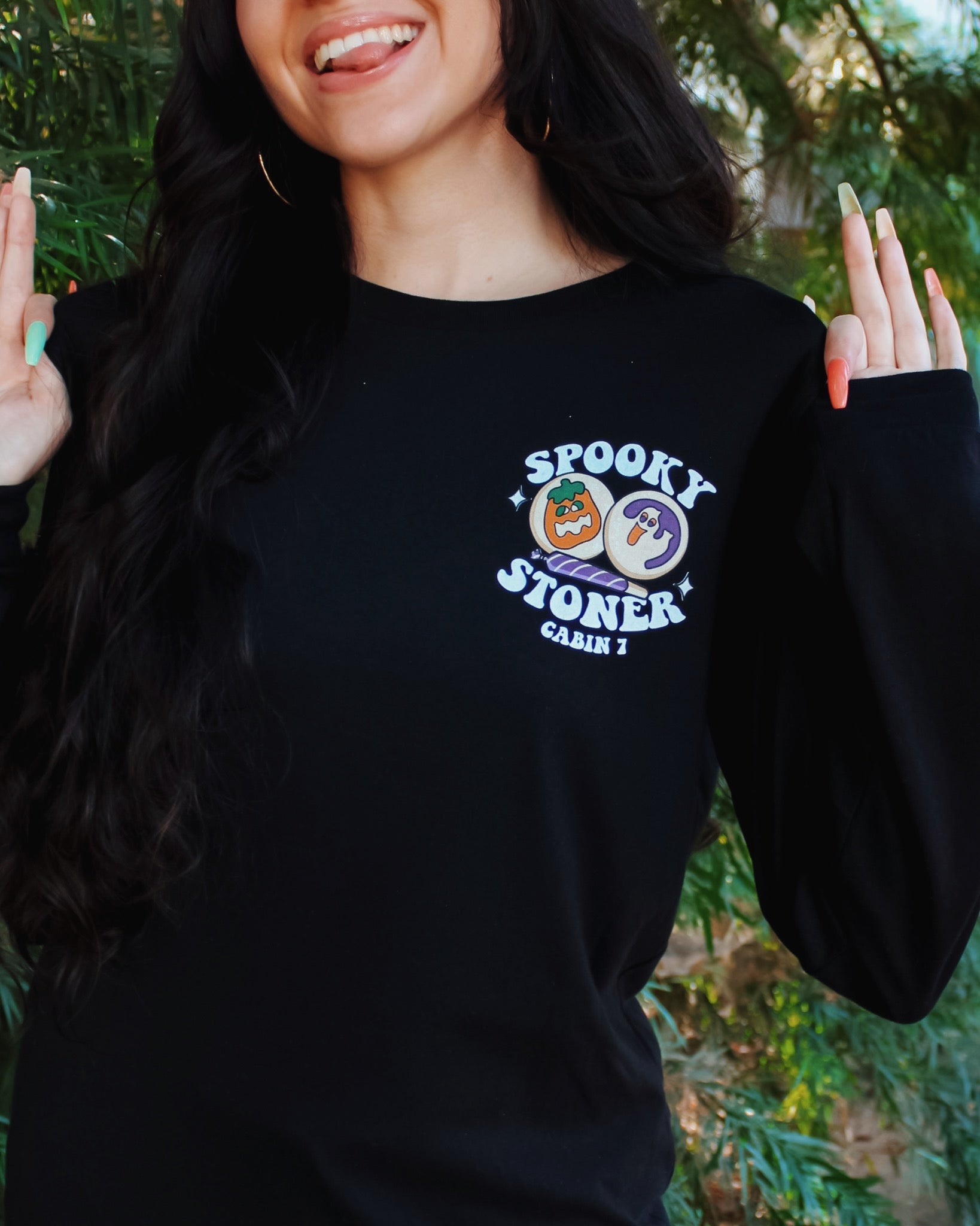 Spooky Stoner Society Long Sleeve T-Shirt