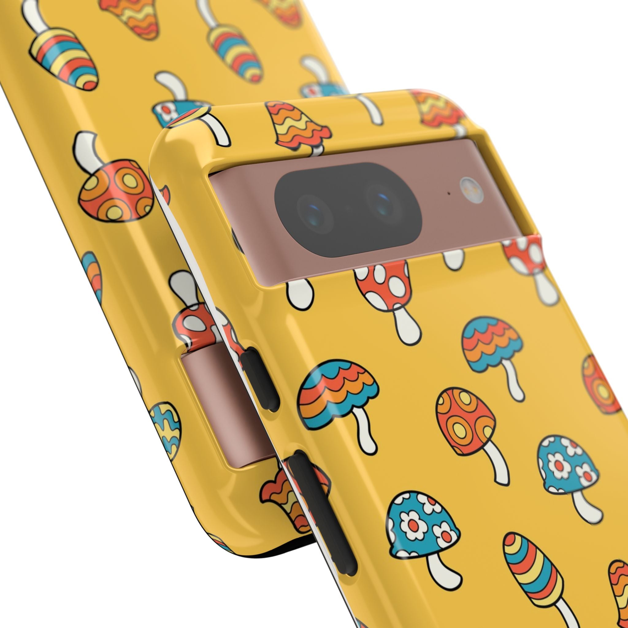 Golden Shrooms Phone Case