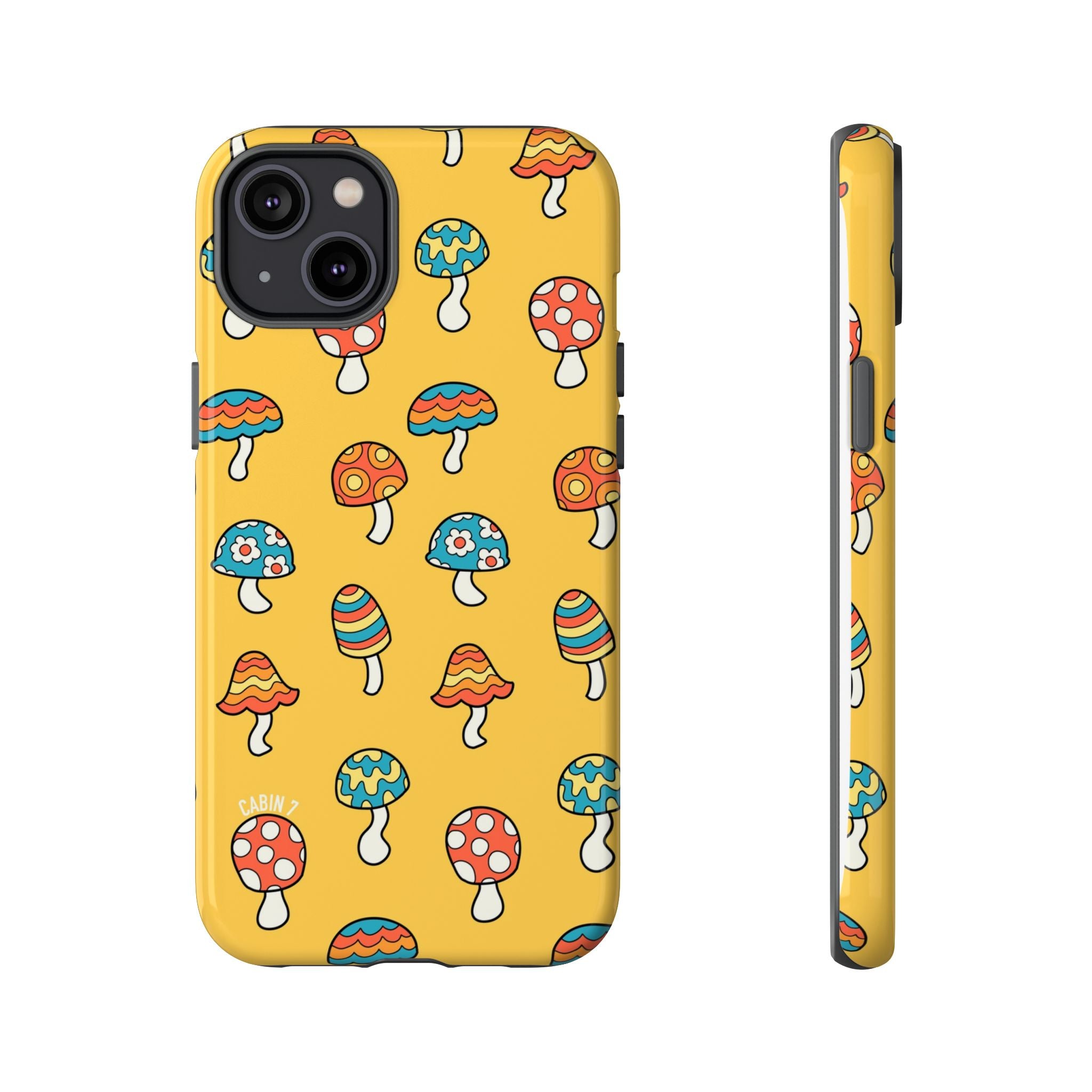 Golden Shrooms Phone Case