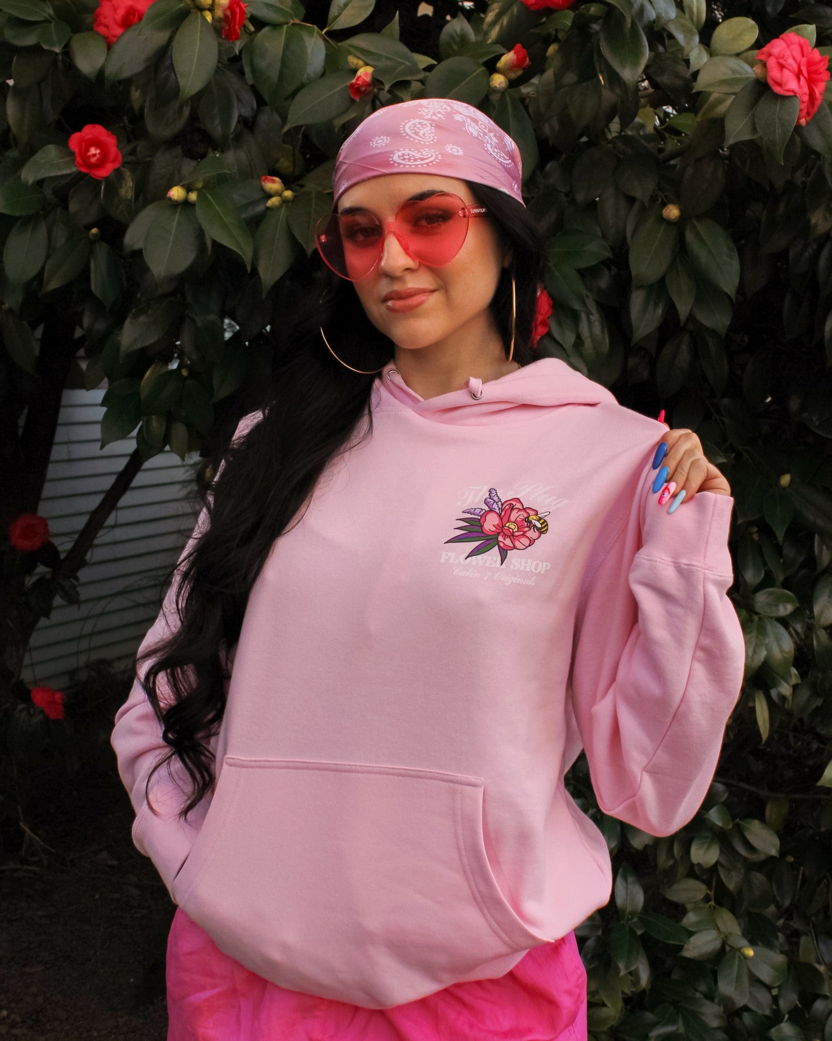 Flower Shop Hoodie - "Cotton Candy"