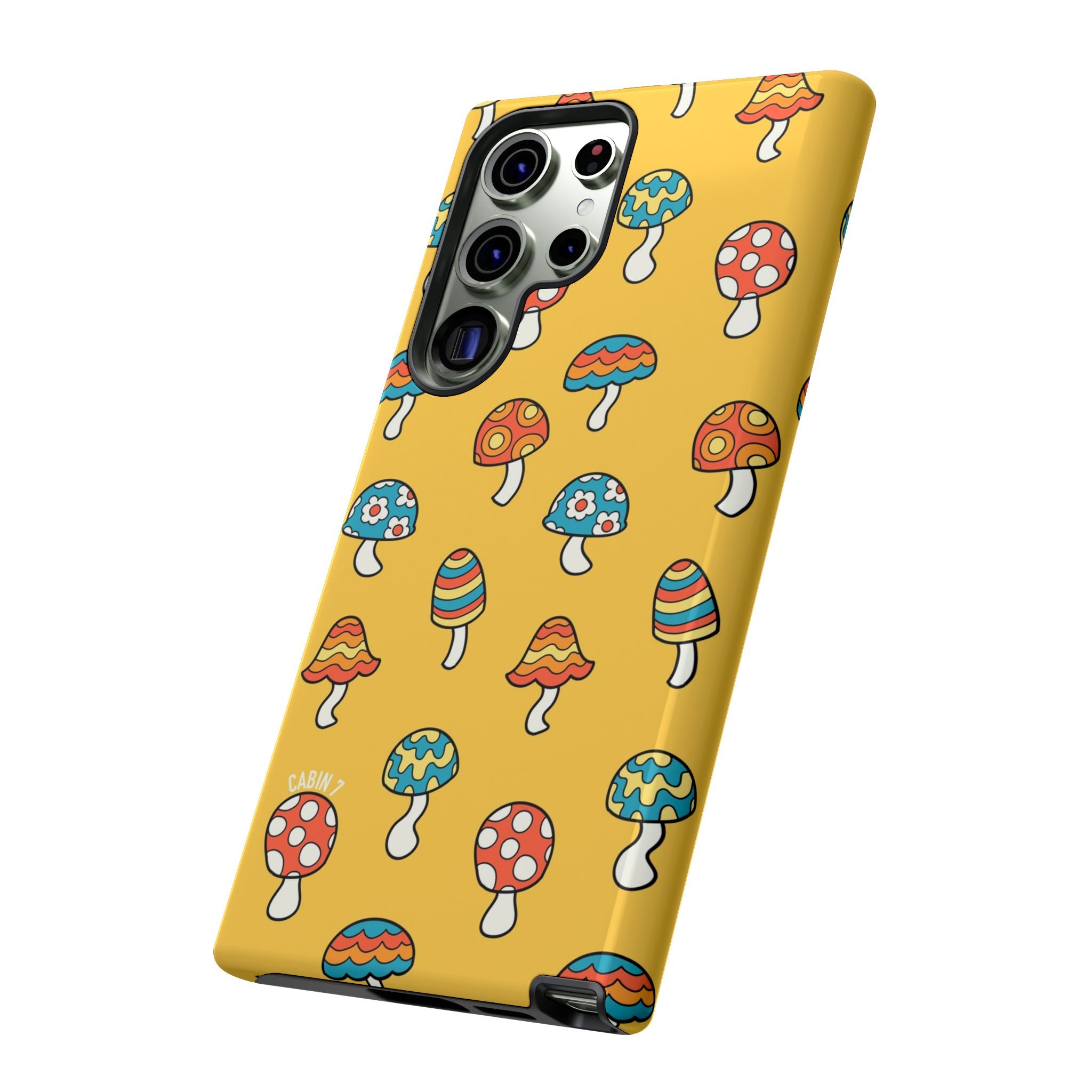 Golden Shrooms Phone Case