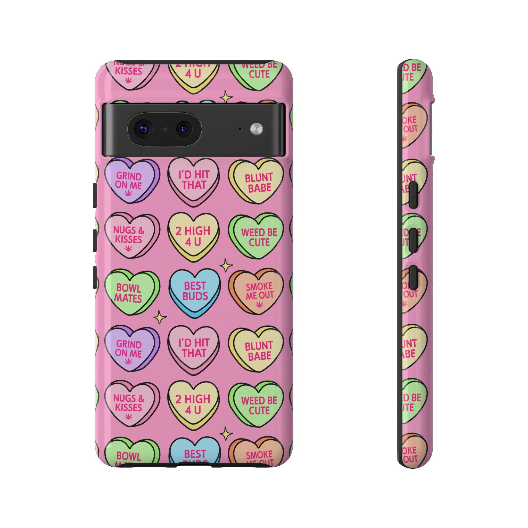 Candy Hearts Phone Case