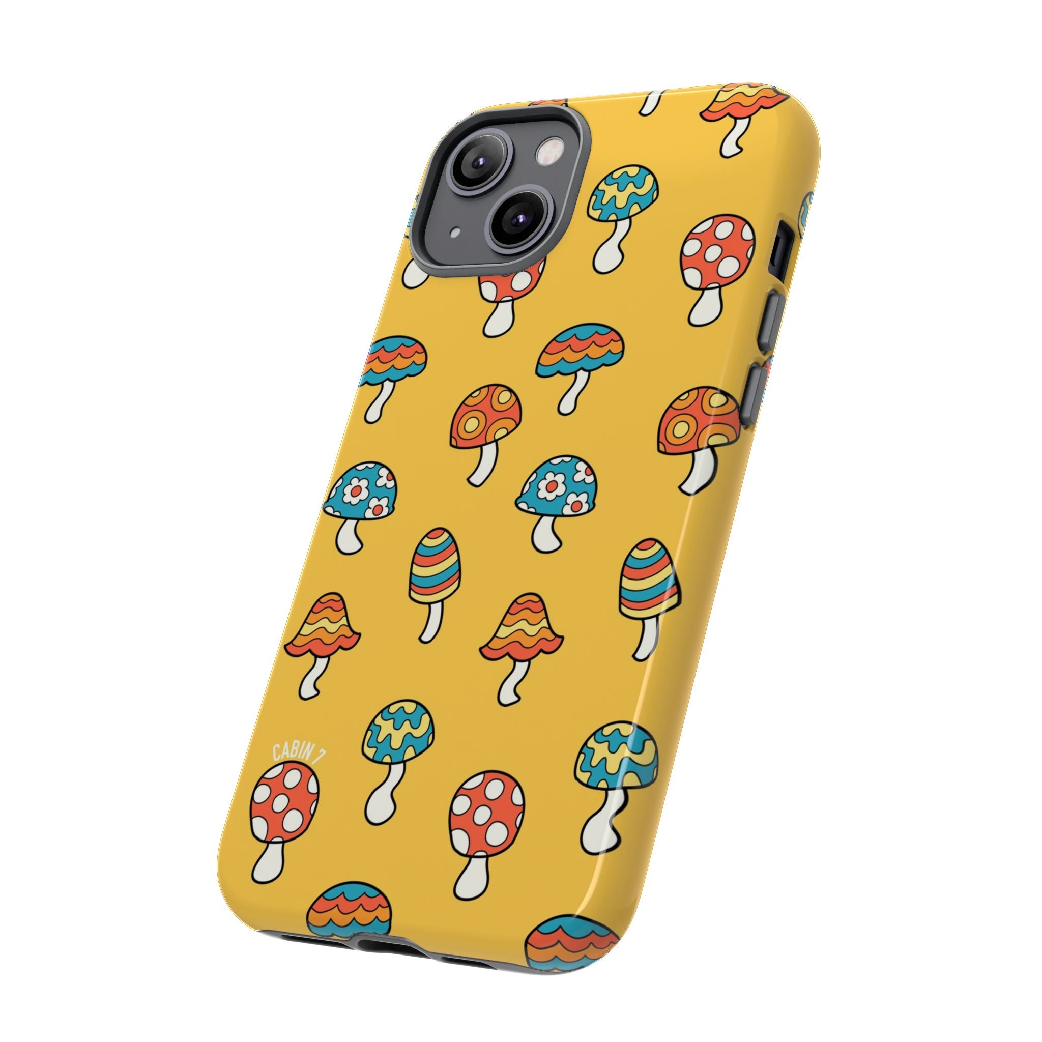 Golden Shrooms Phone Case