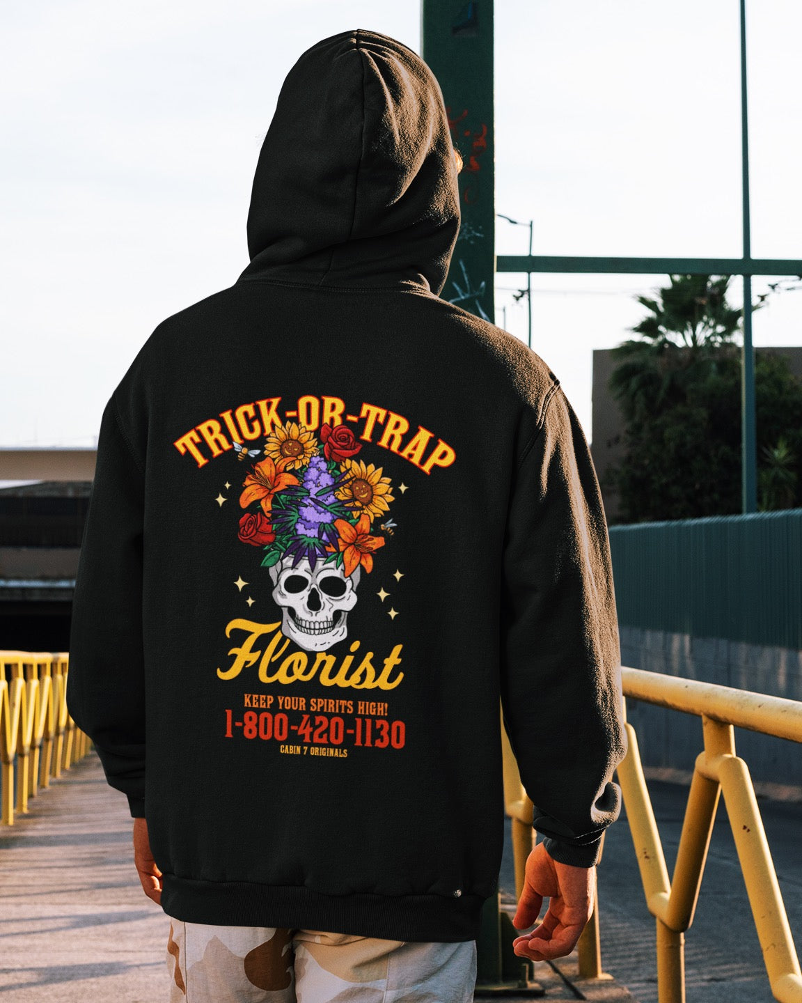 Trick or Trap Florist Hoodie