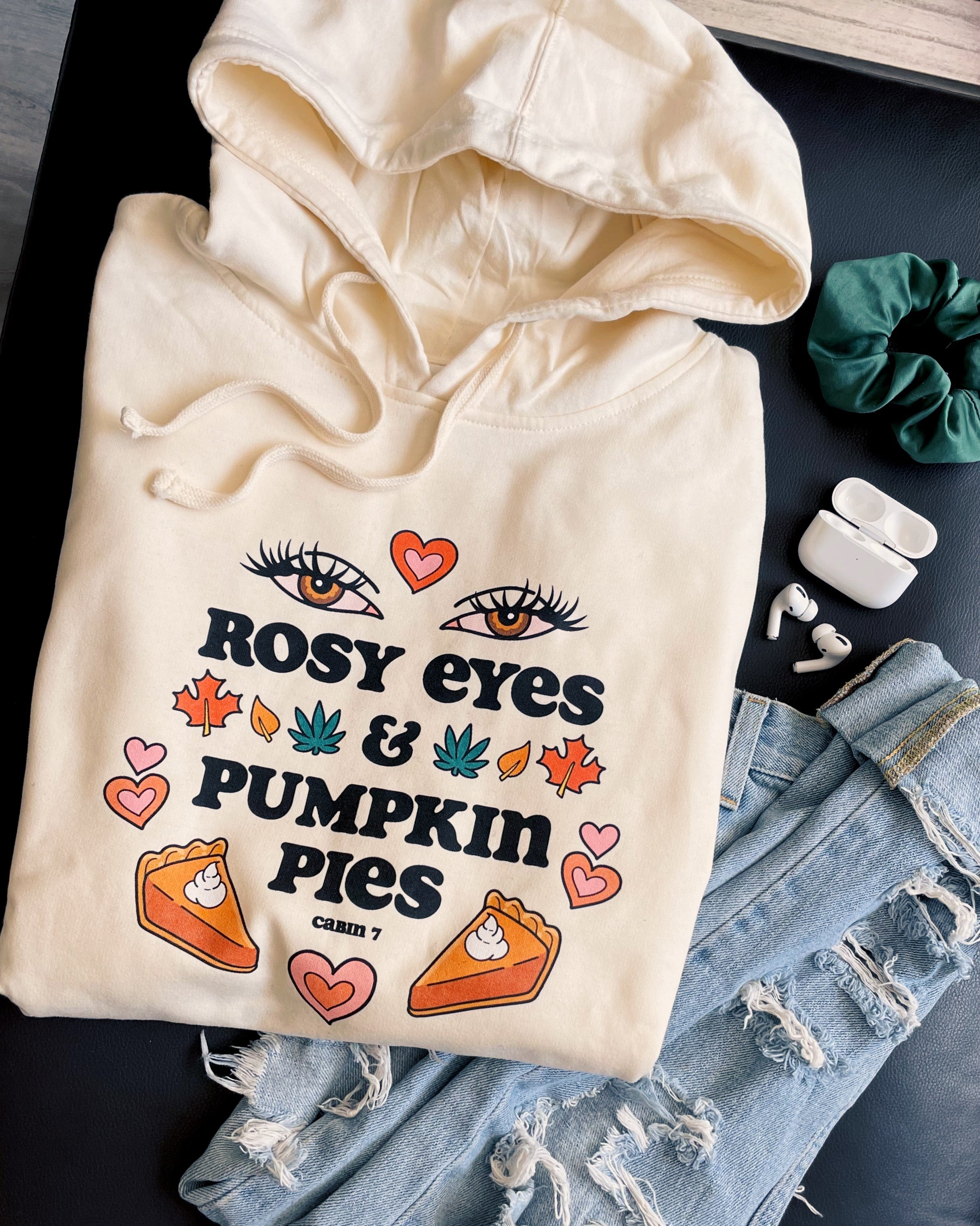 Rosy Eyes & Pumpkin Pies Hoodie