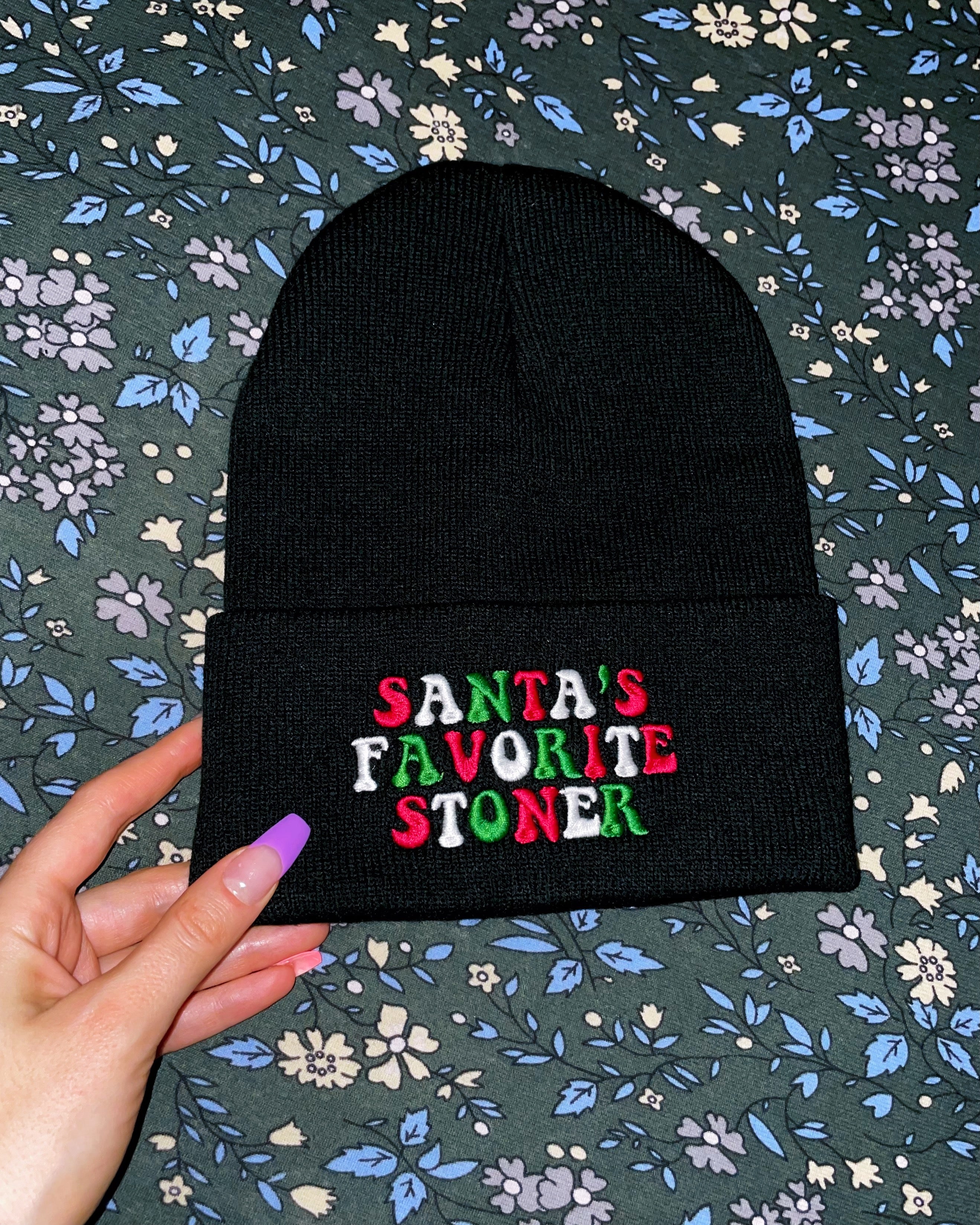 Santa's Favorite Stoner Beanie