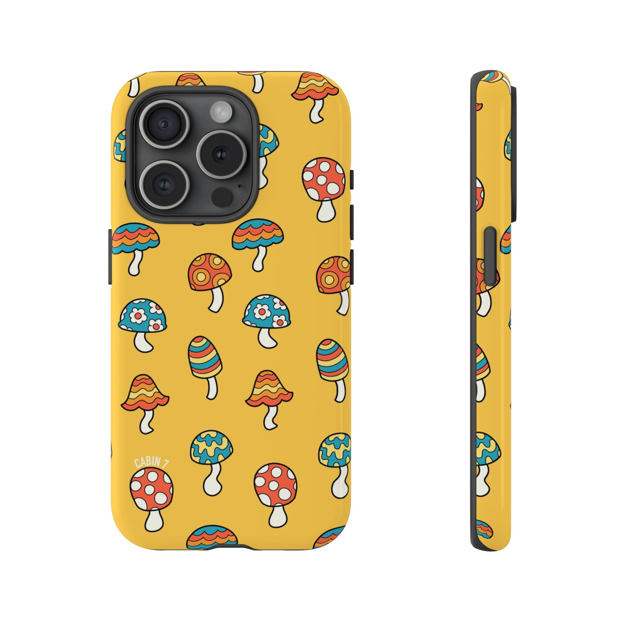 Golden Shrooms Phone Case