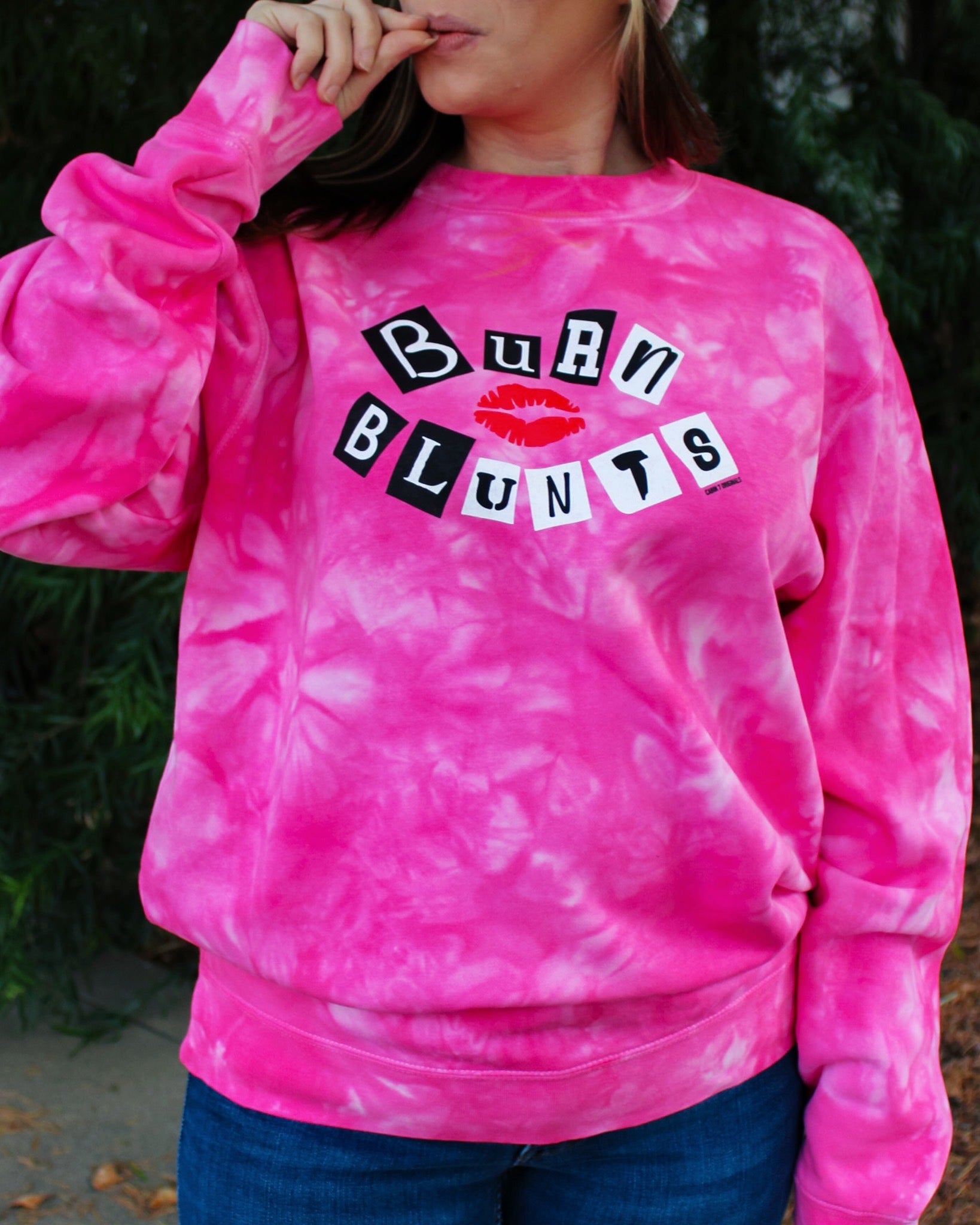 Burn Blunts Tie Dye Sweatshirt