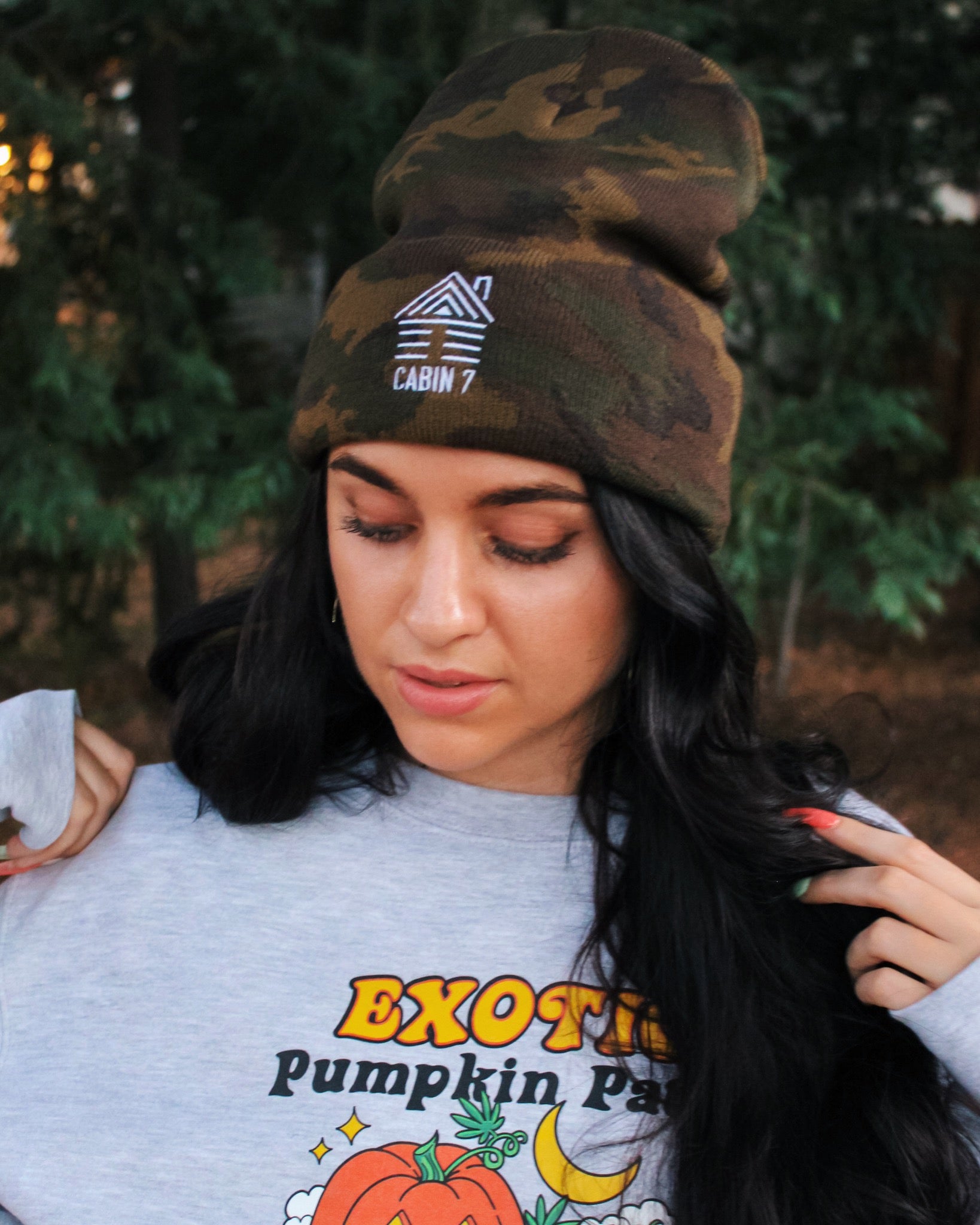 Cabin Logo Beanie - Camo