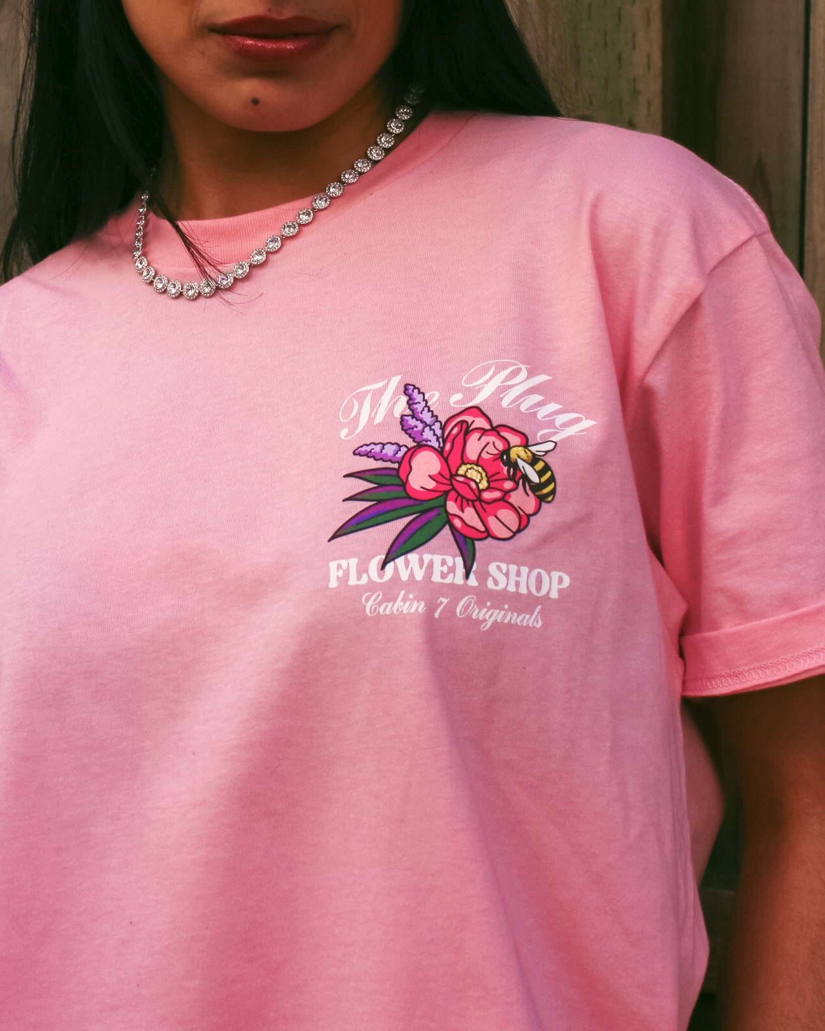 Flower Shop T-Shirt - "Cotton Candy"