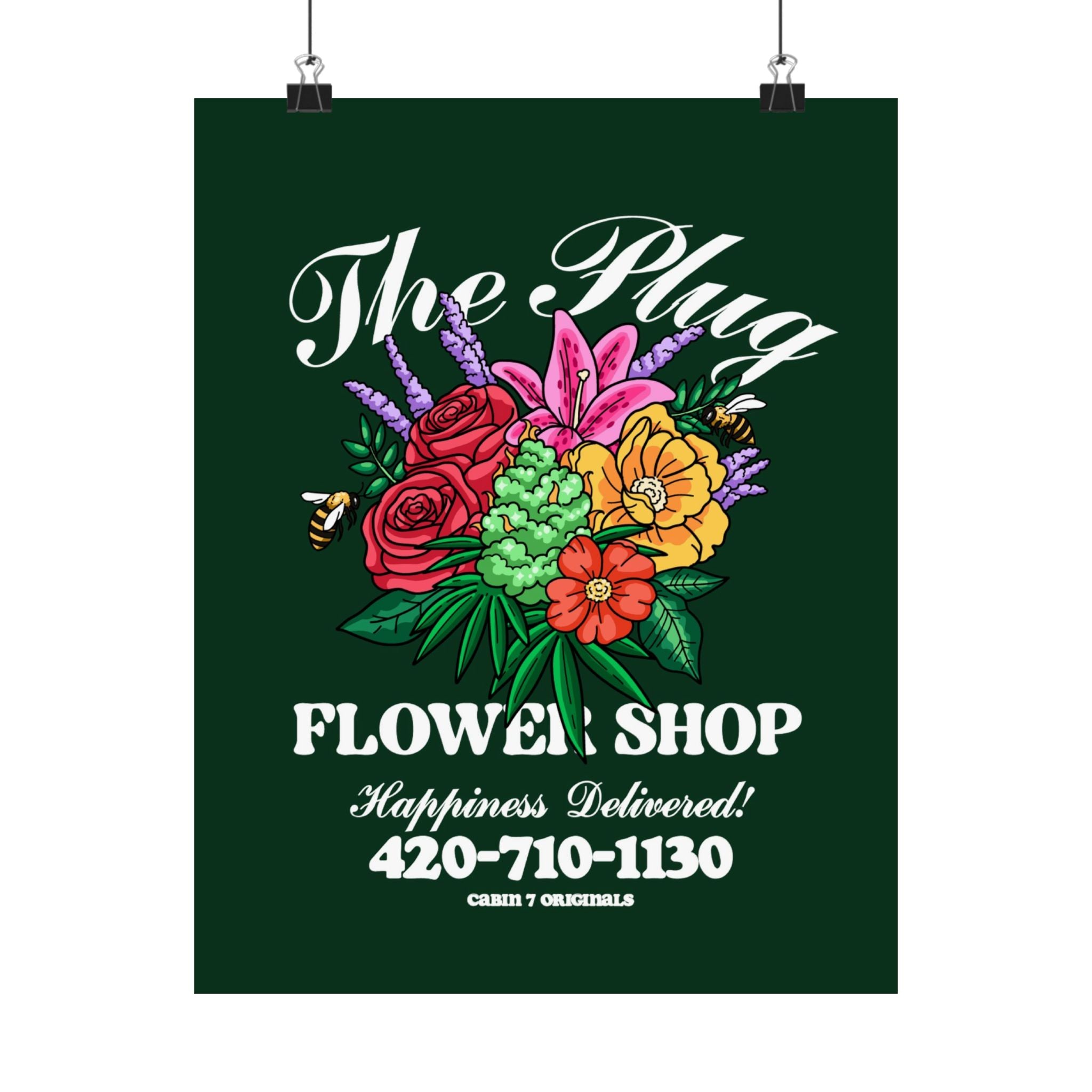 "Flower Shop" Poster Print