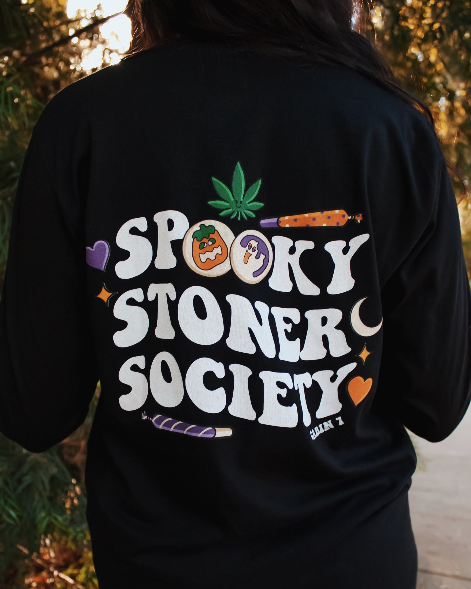 Spooky Stoner Society Long Sleeve T-Shirt