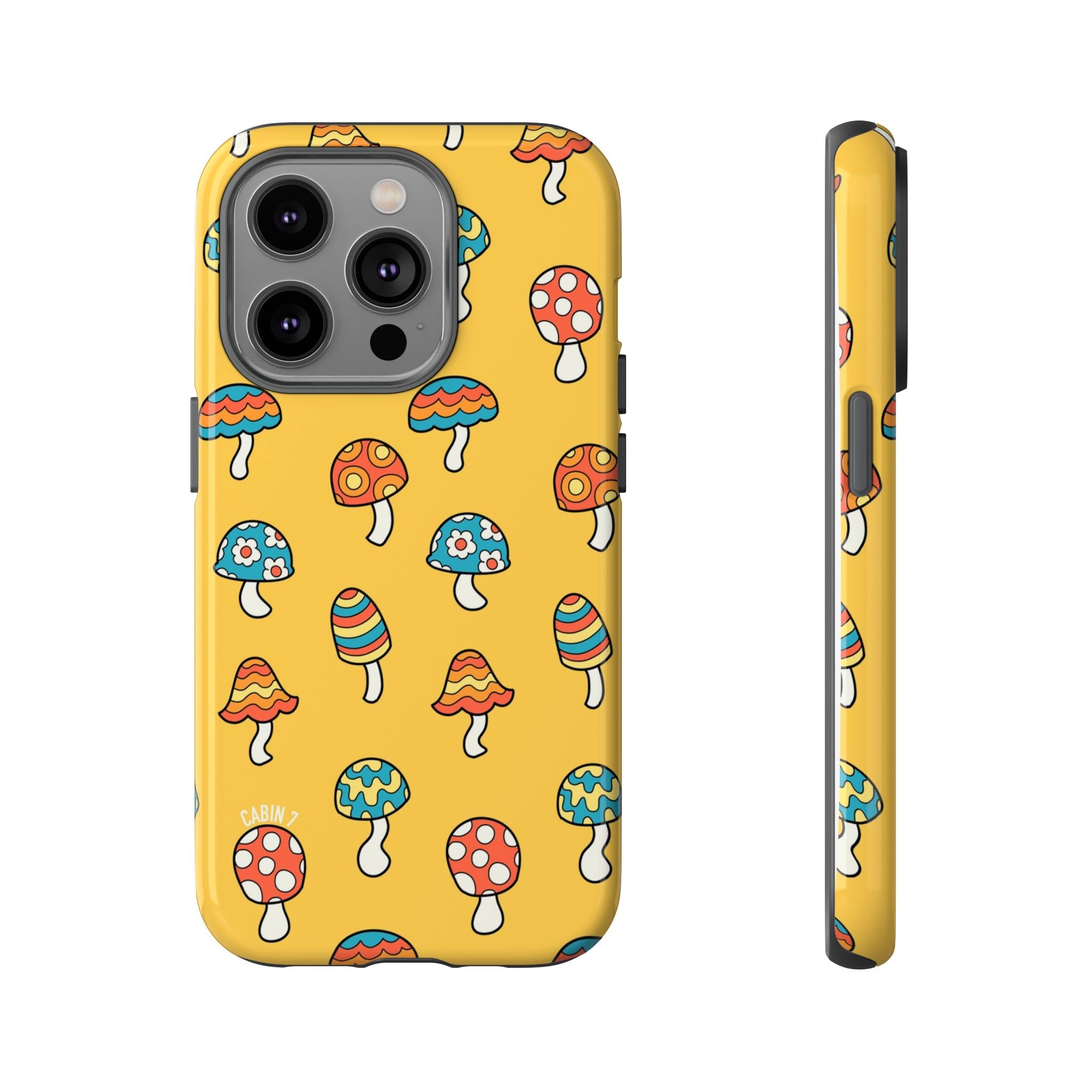 Golden Shrooms Phone Case