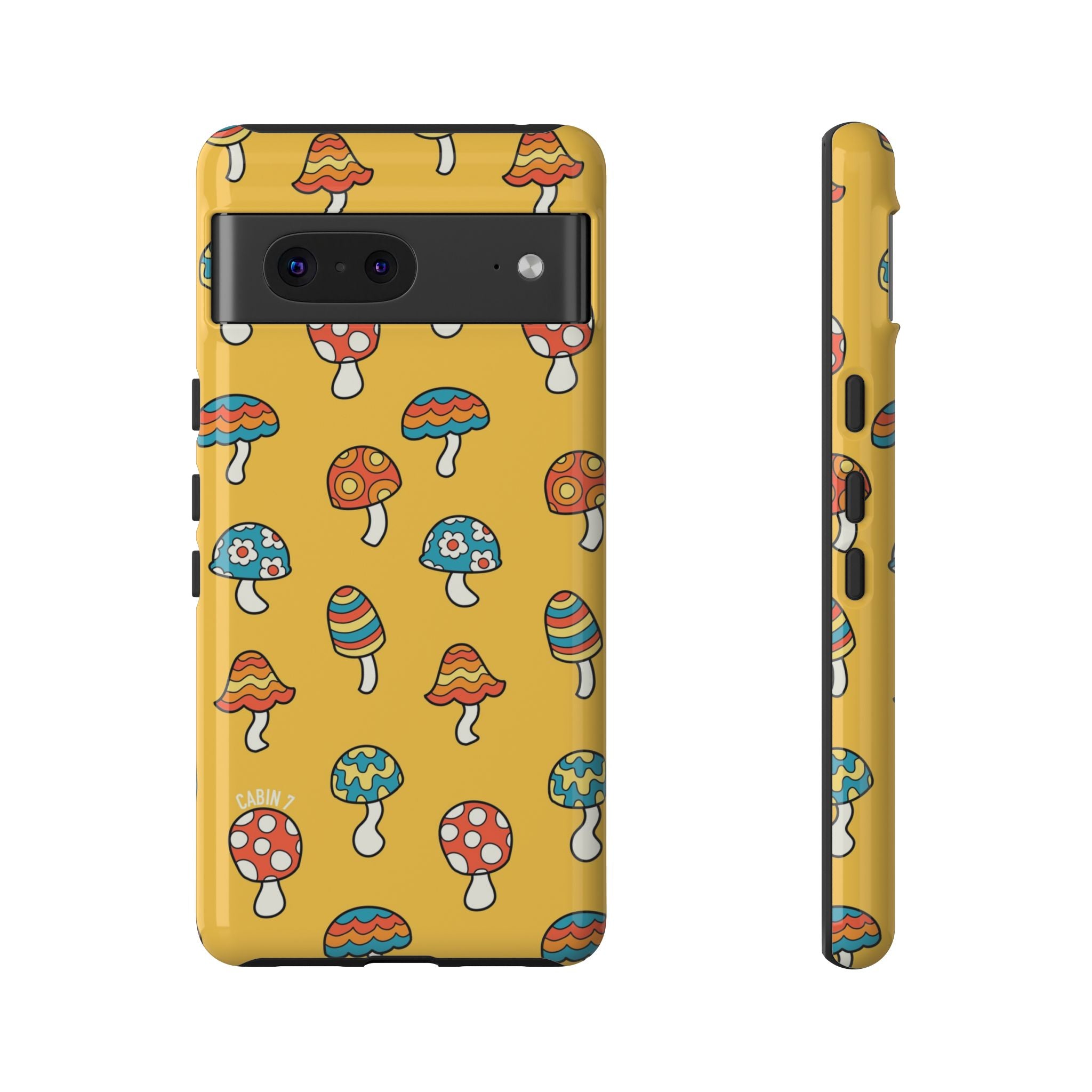 Golden Shrooms Phone Case