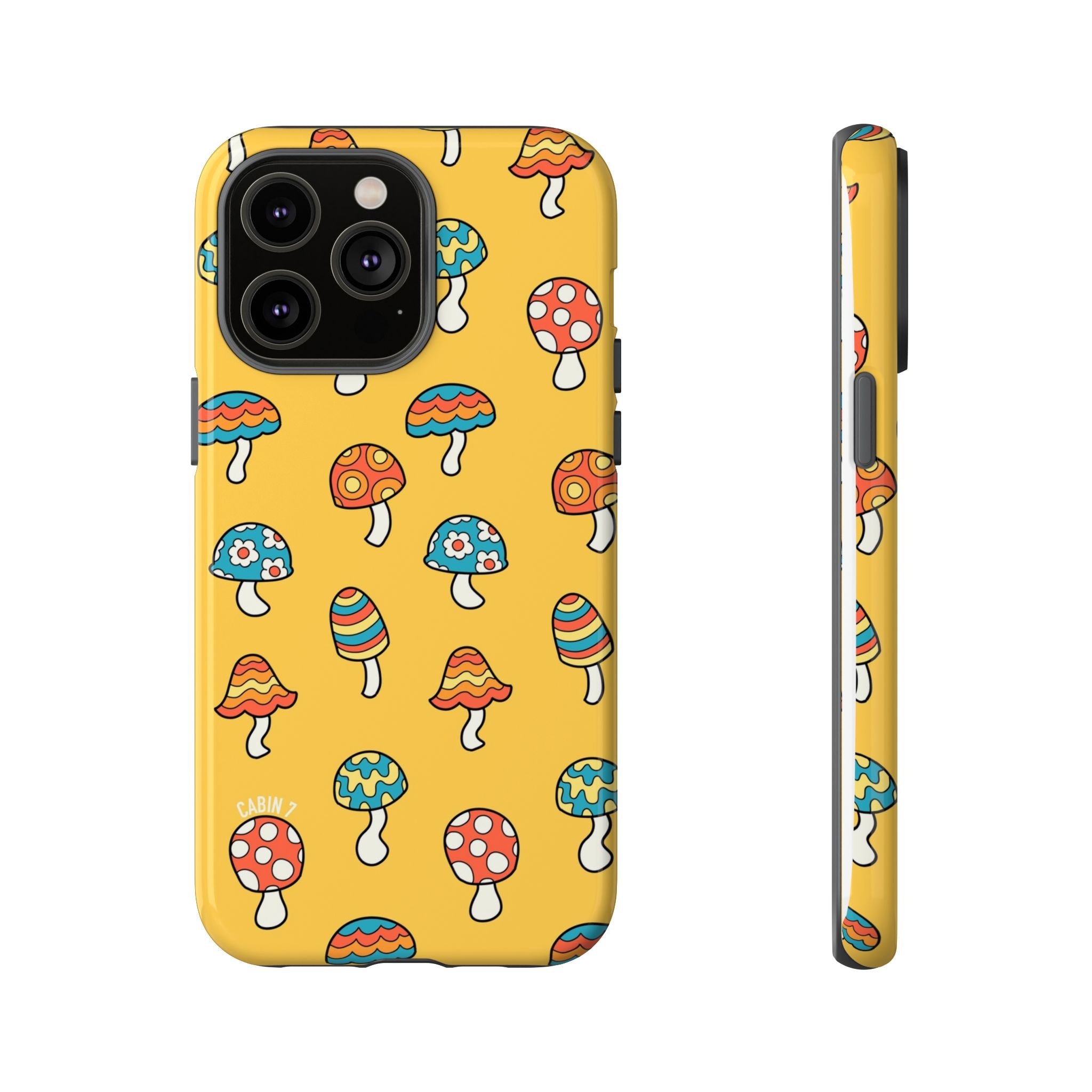 Golden Shrooms Phone Case