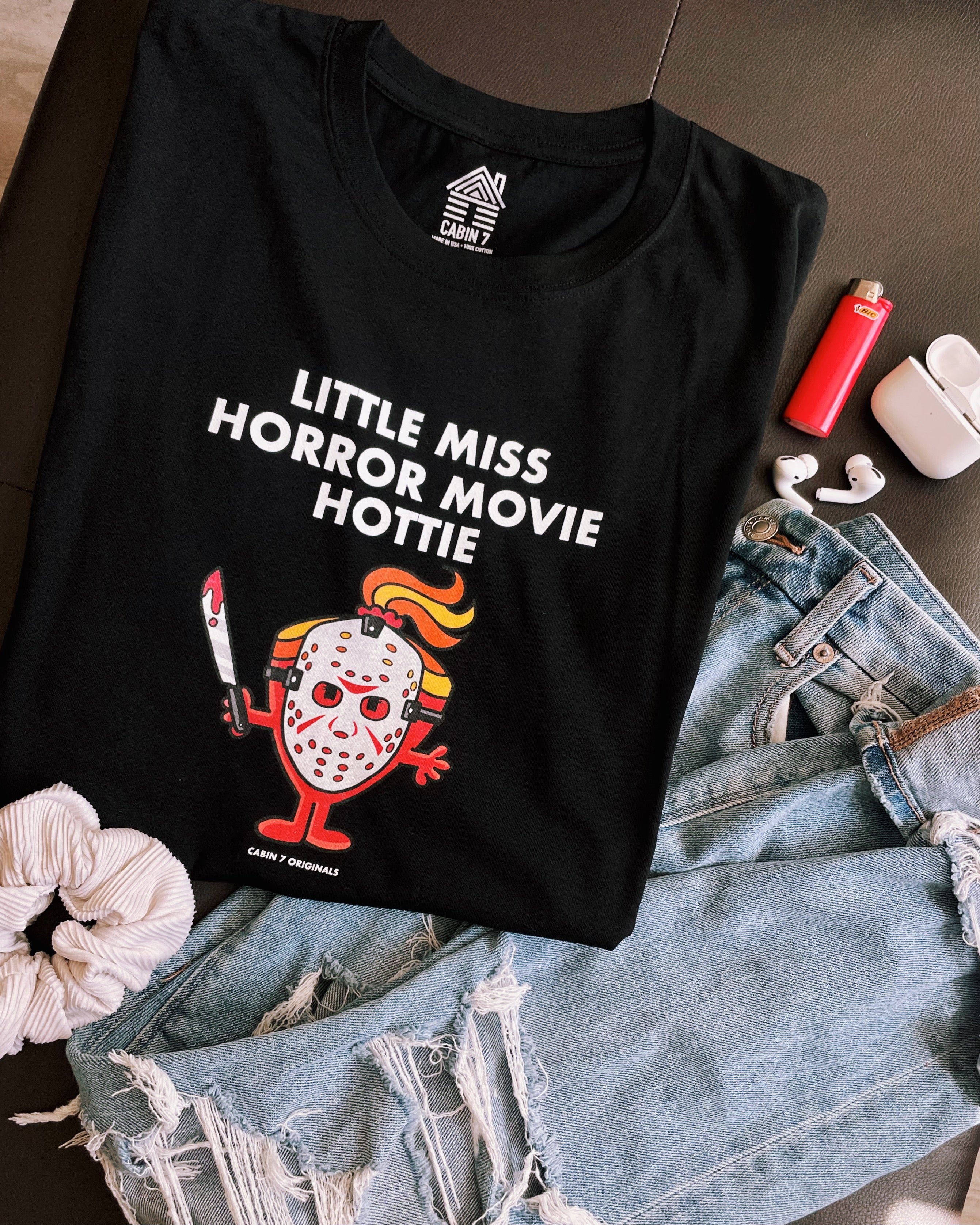 Little Miss Horror Movie Hottie T-Shirt