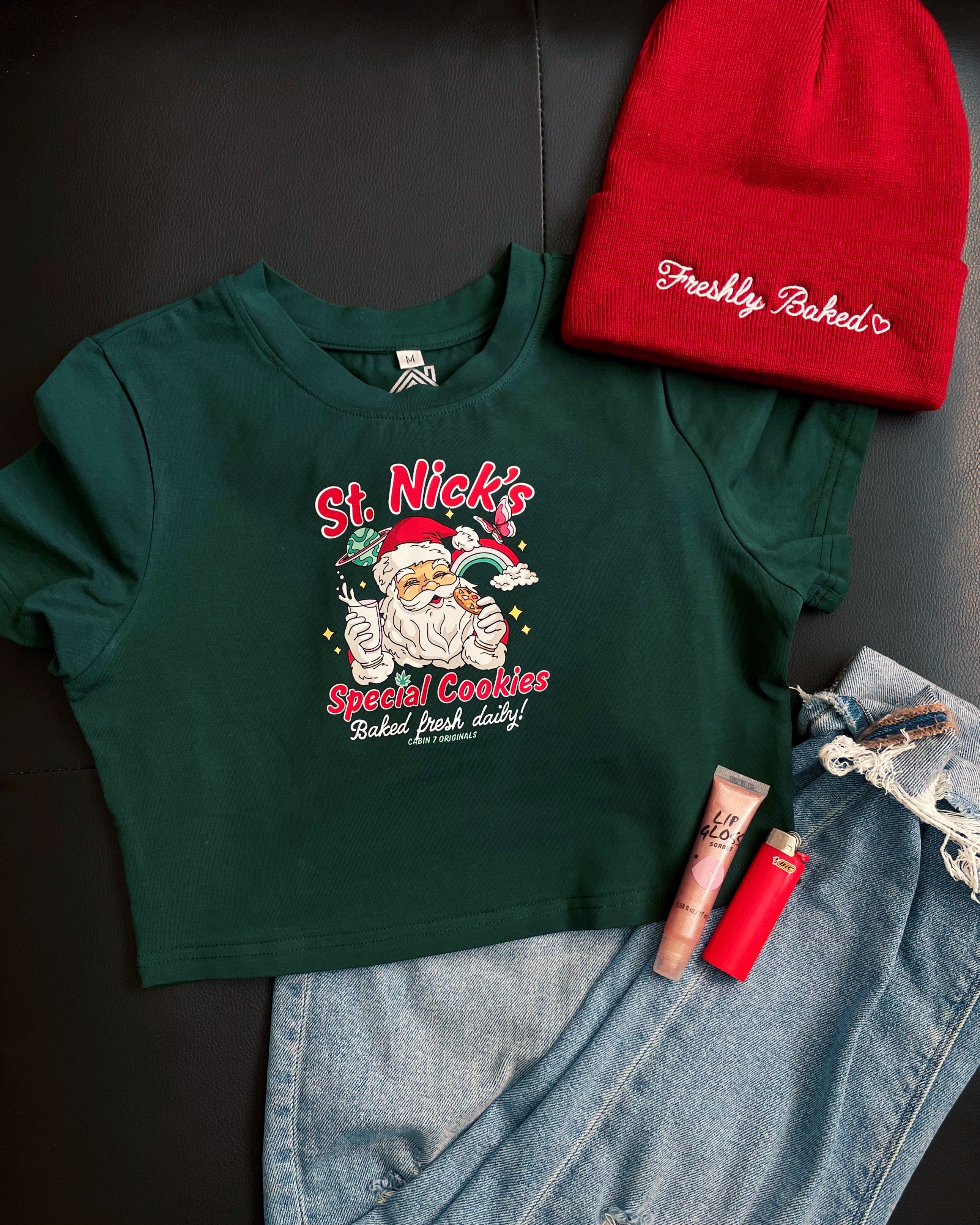 St. Nick's Special Cookies Baby Tee