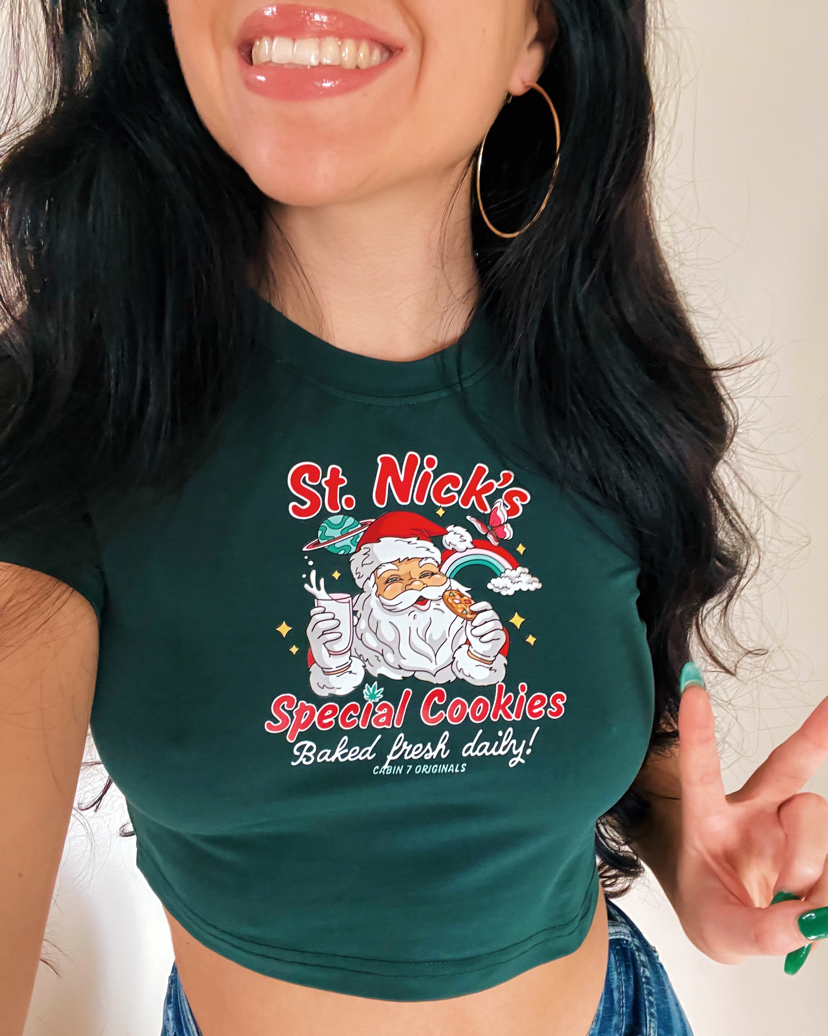 St. Nick's Special Cookies Baby Tee