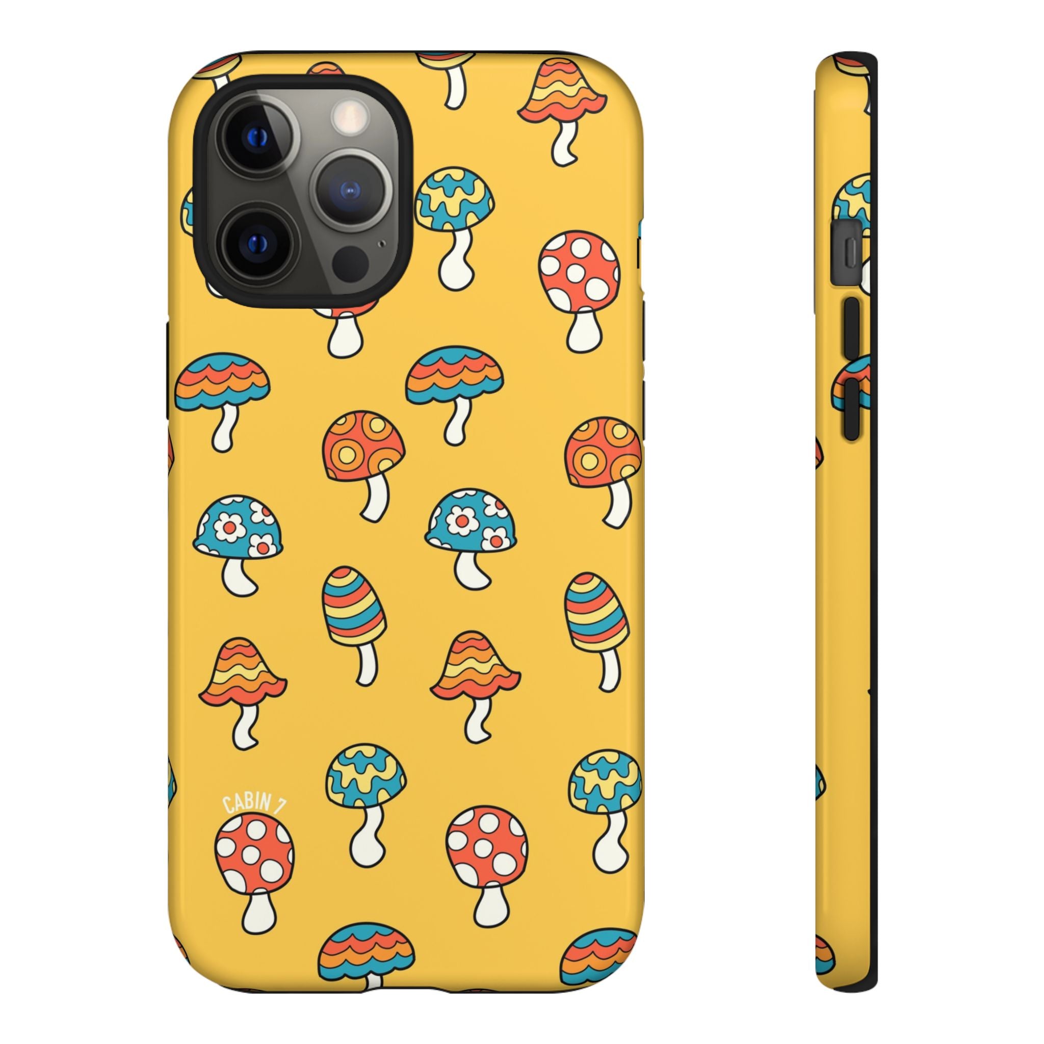 Golden Shrooms Phone Case