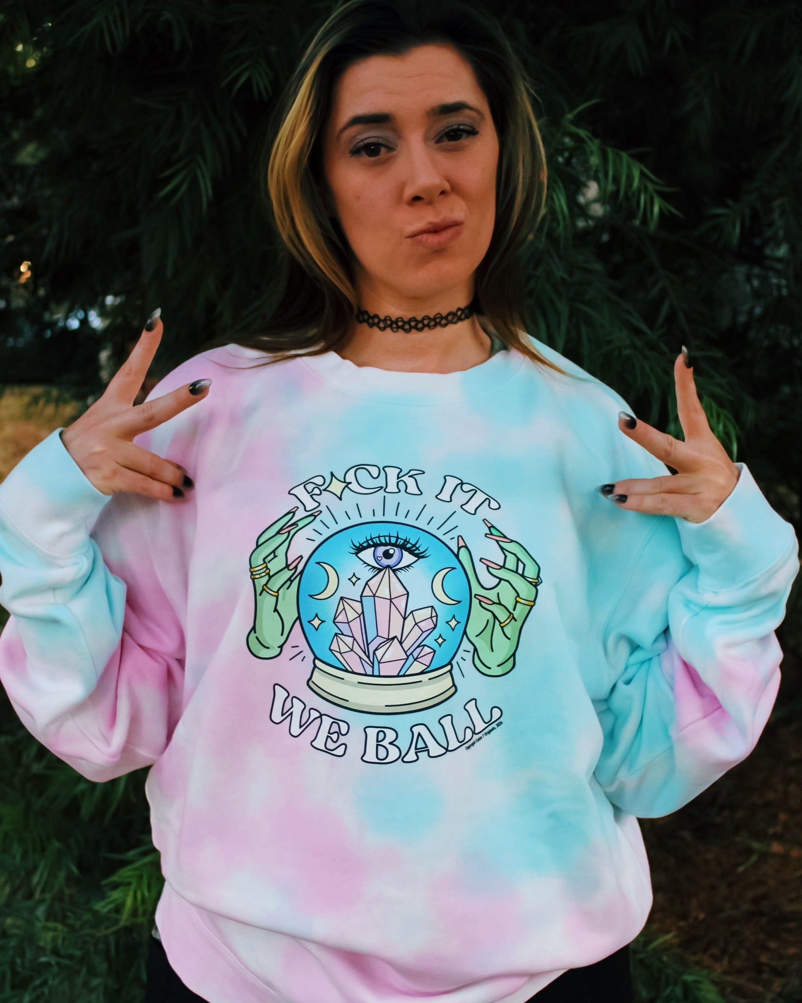 We Ball Tie Dye Sweatshirt