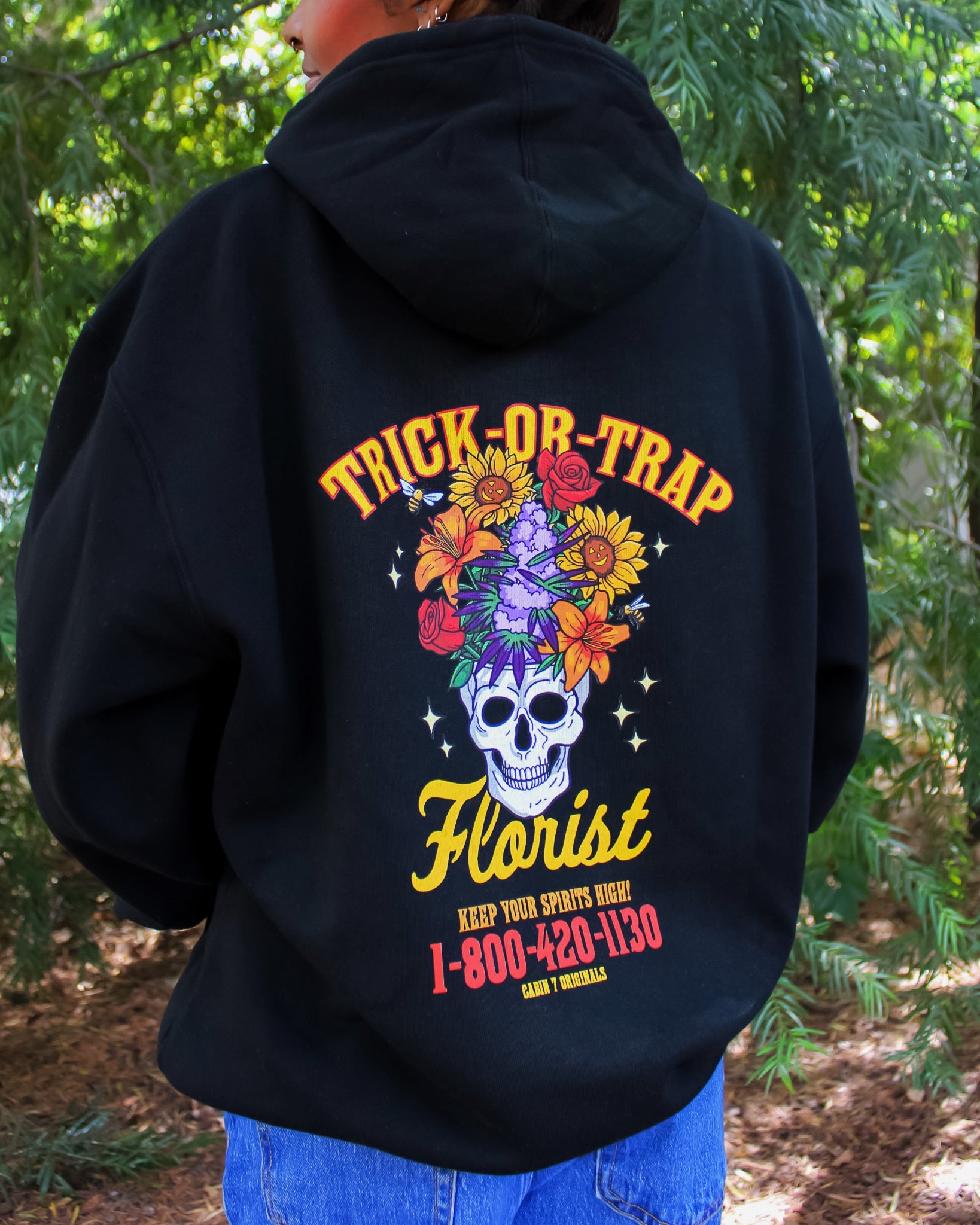 Trick or Trap Florist Hoodie