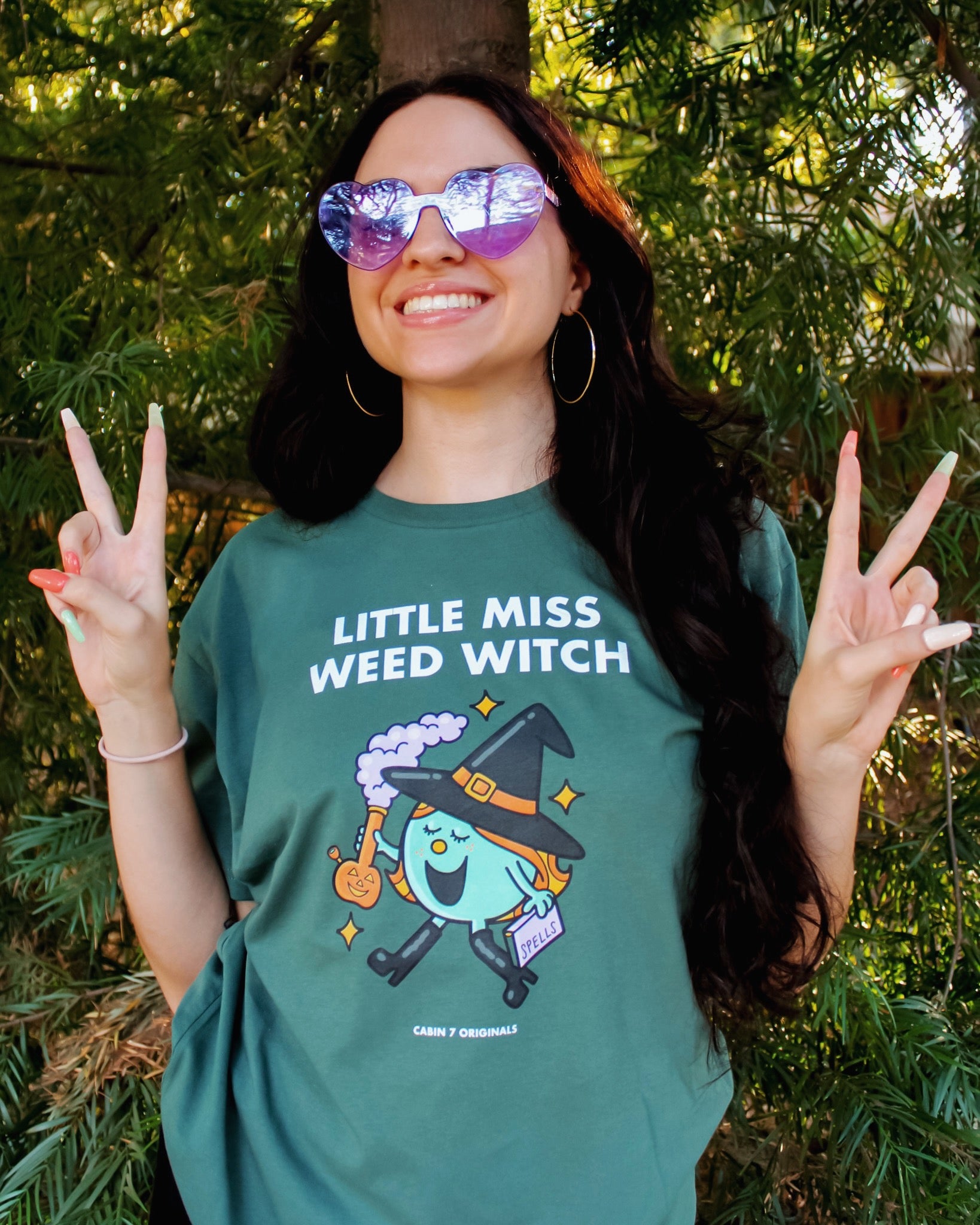 Little Miss Weed Witch T-Shirt