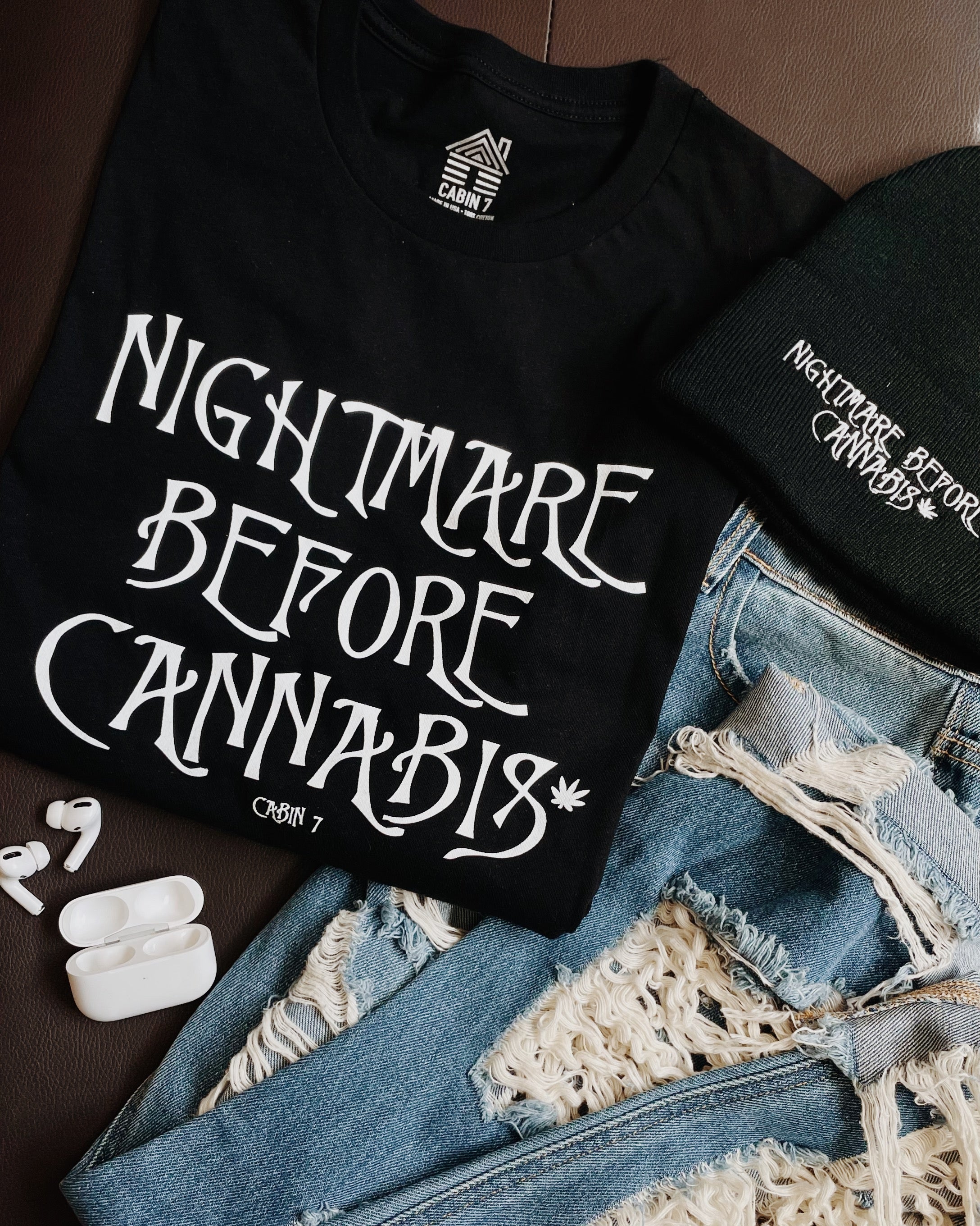 Nightmare Before Cannabis Long Sleeve T-Shirt