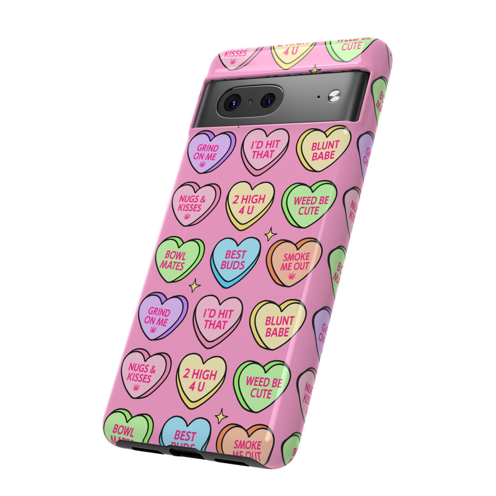 Candy Hearts Phone Case