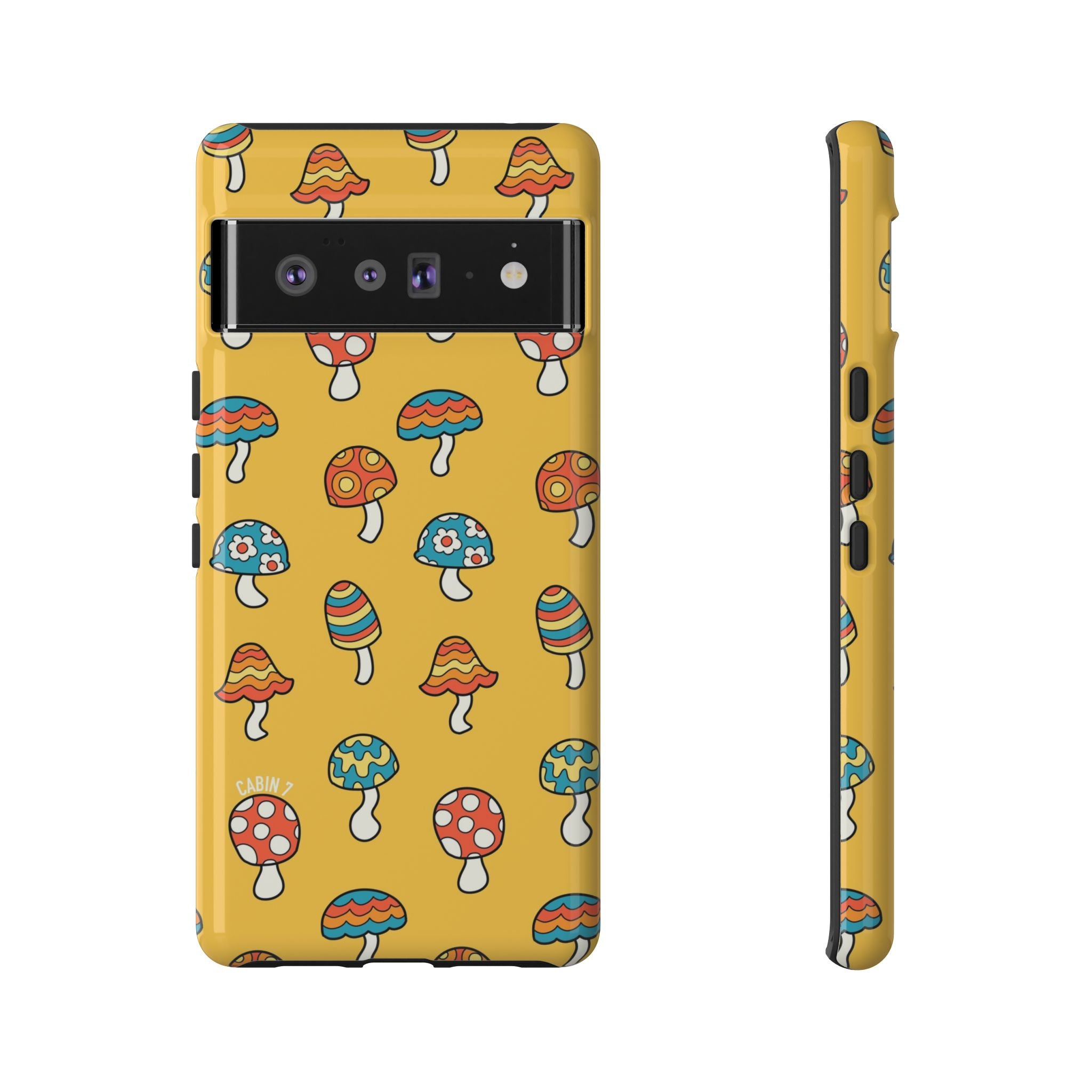 Golden Shrooms Phone Case