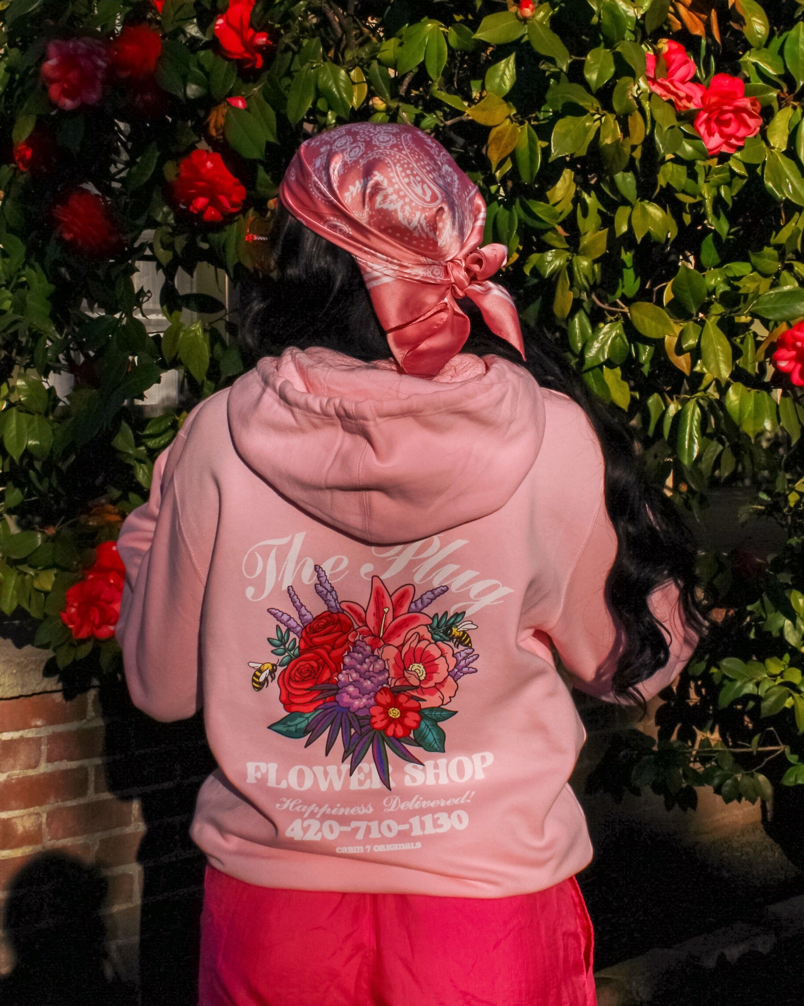 Flower Shop Hoodie - "Cotton Candy"