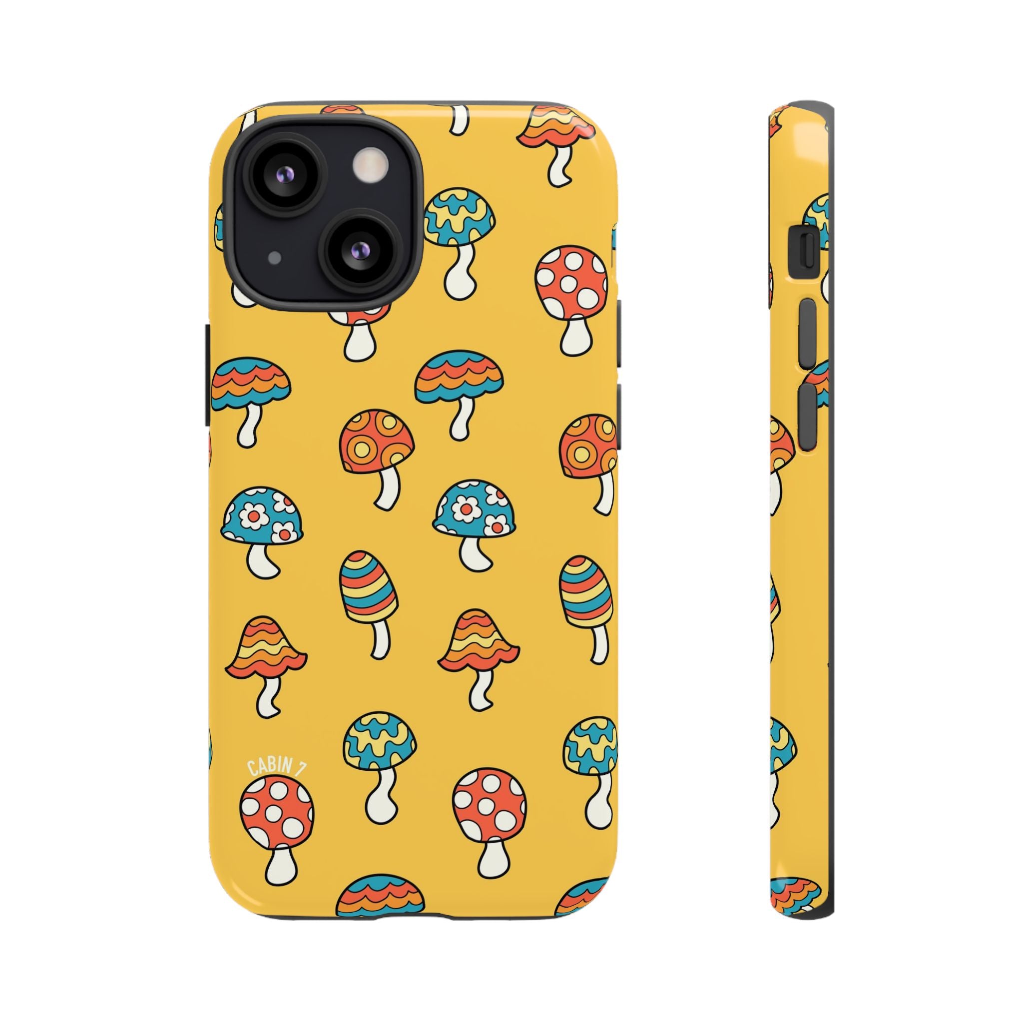 Golden Shrooms Phone Case