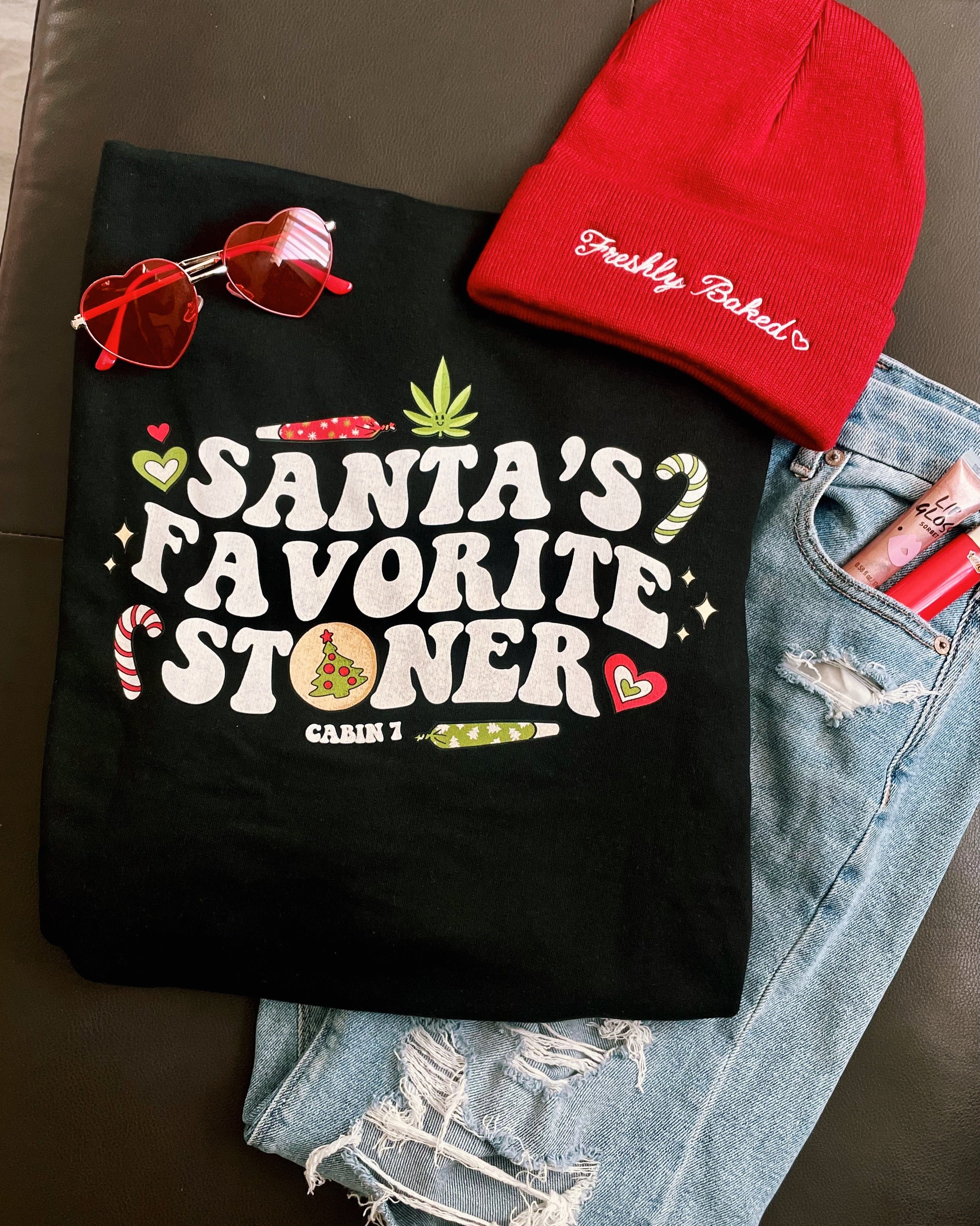 Santa's Favorite Stoner Hoodie